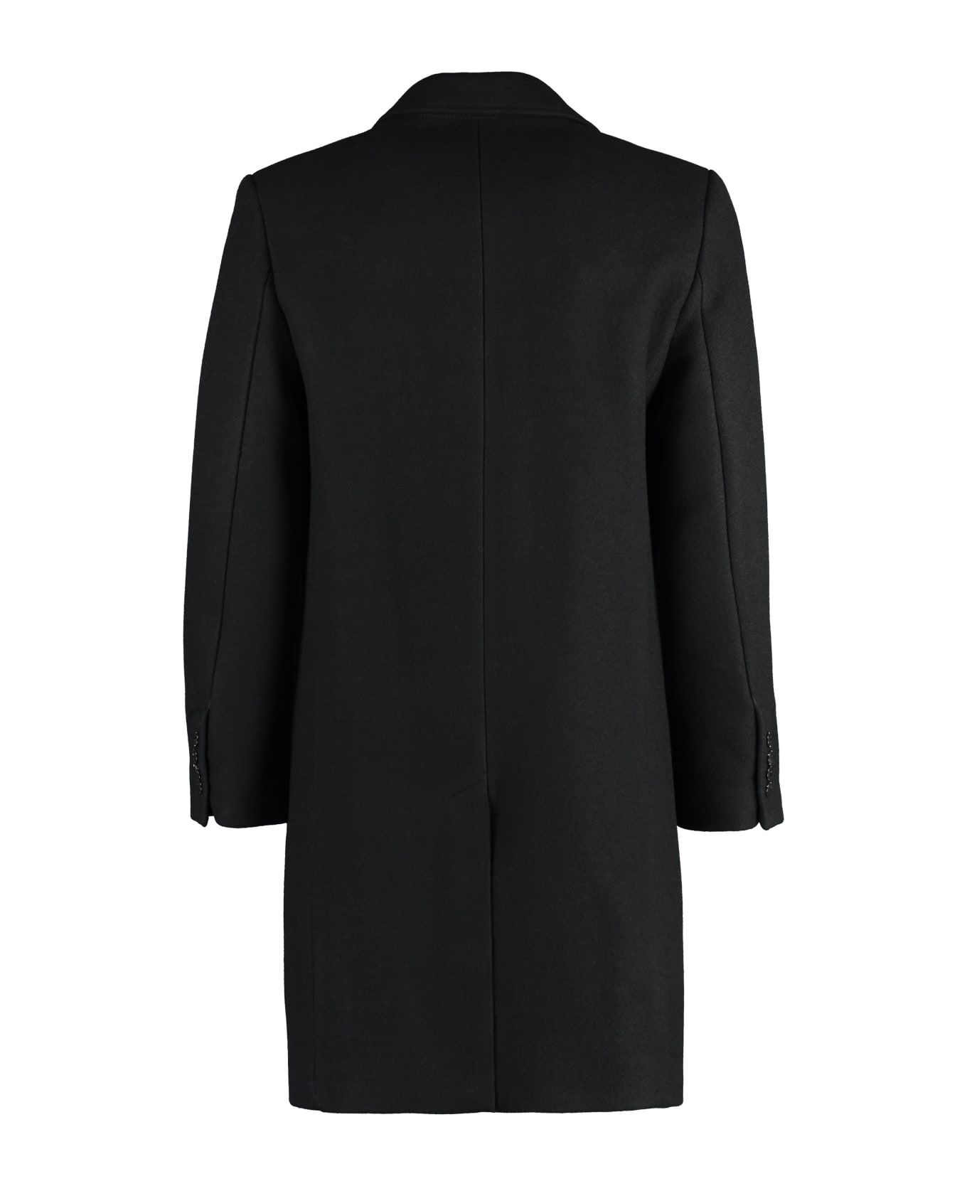 Ami Alexandre Mattiussi Single-breasted Wool Coat - Black コート
