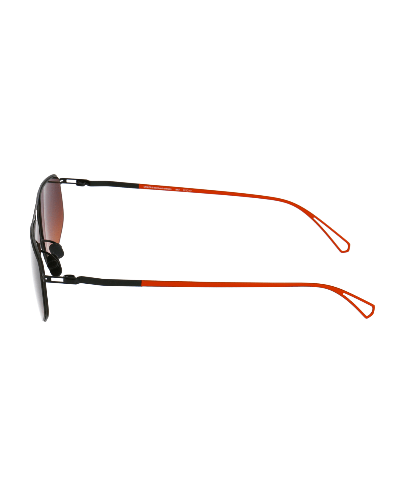 Mykita Nat Sunglasses - 814 C62 Black/POW11 Black Orange Gradien