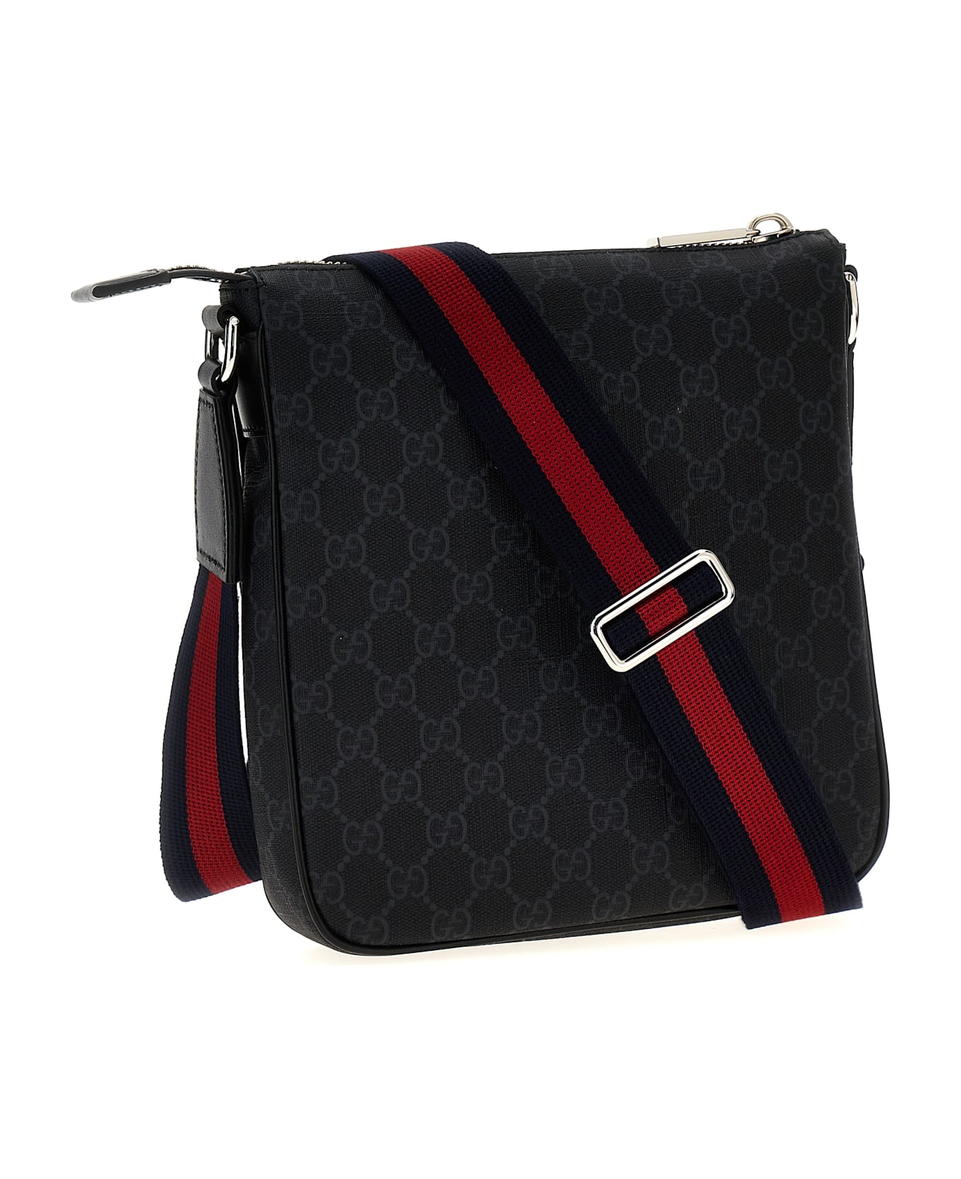 Gucci 
gg Supreme
 Crossbody Bag - Black/black/brb