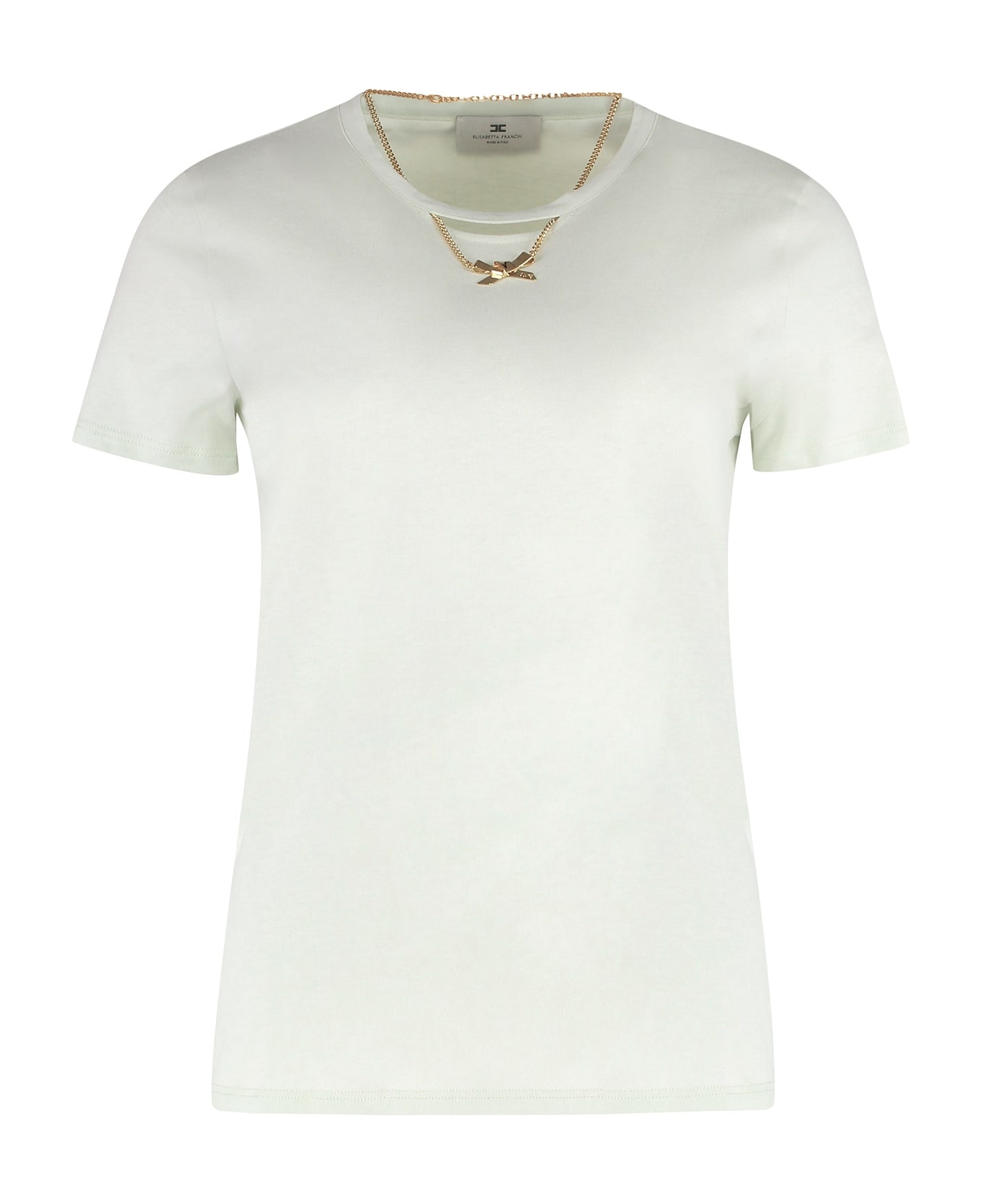 Elisabetta Franchi Cotton T-shirt - green