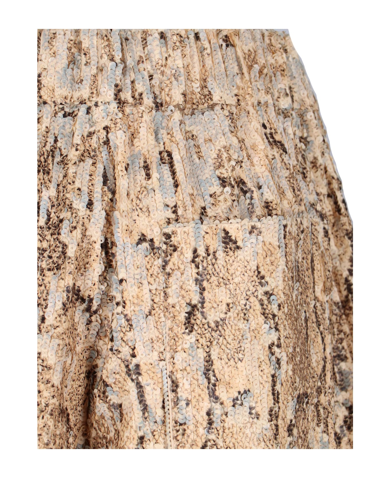 Dries Van Noten Sequin Shorts - Beige