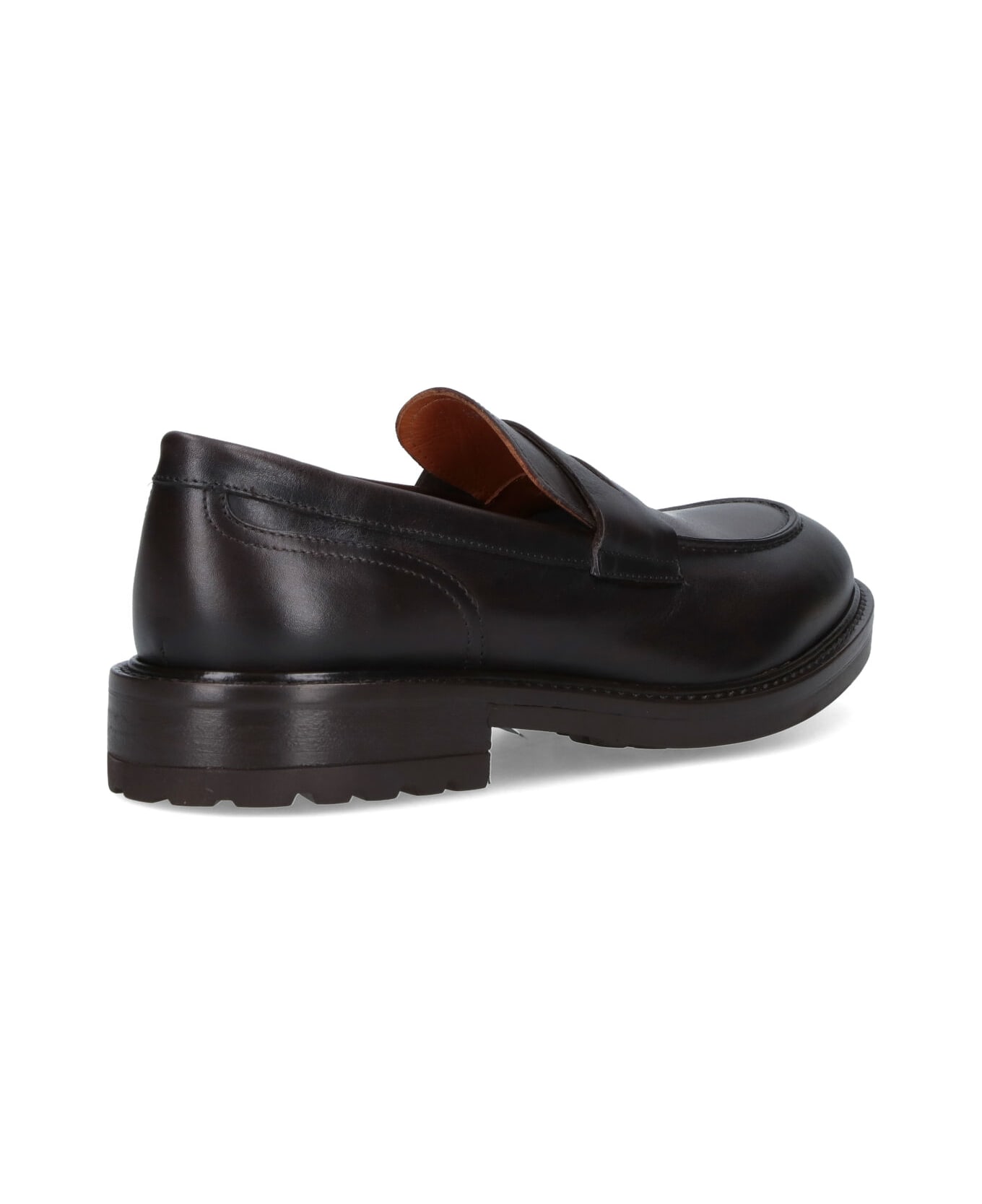 Alexander Hotto Leather Loafers - Brown