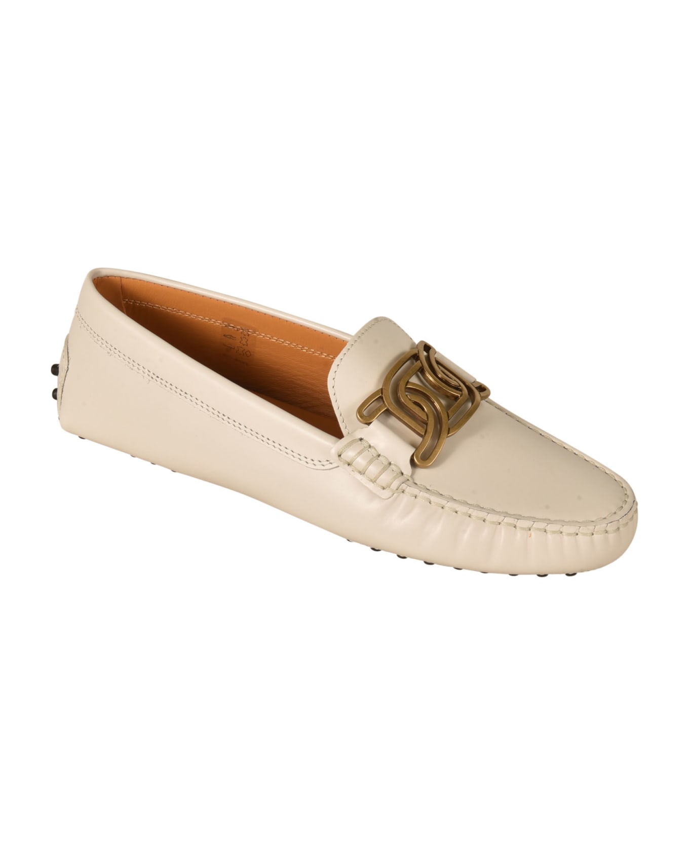 Tod's Gommino Catena Loafers - White