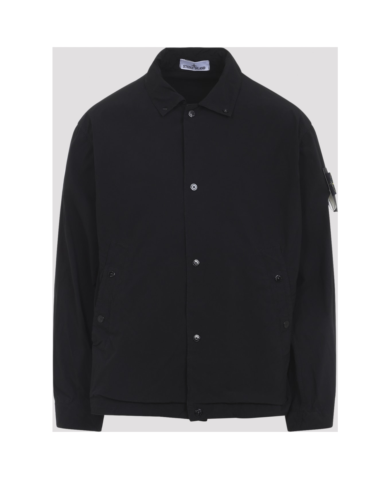 Stone Island Polyester Jacket - Black