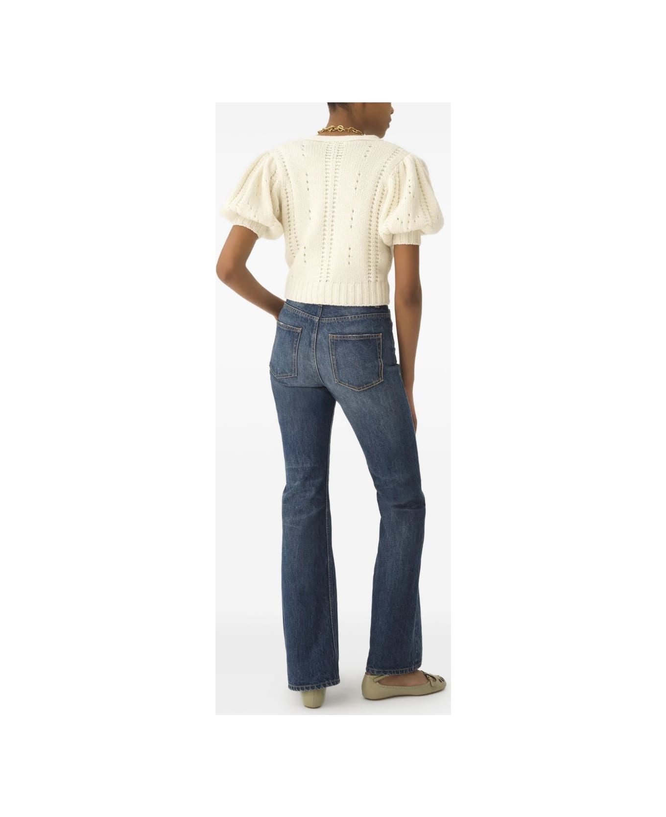 Chloé Wool Top - White