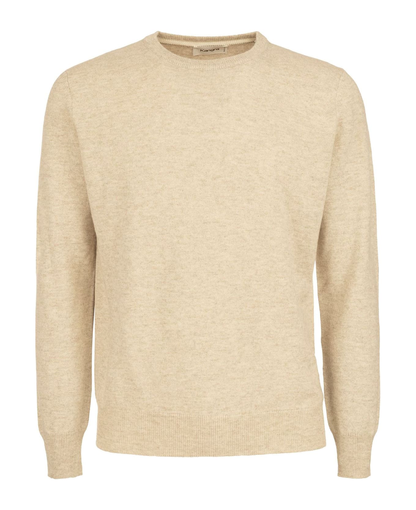 Kangra Beige Wool And Cashmere Sweater - Beige