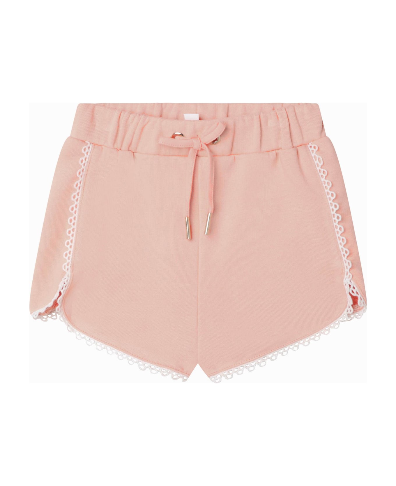 Chloé Shorts With Embroidery - Pink