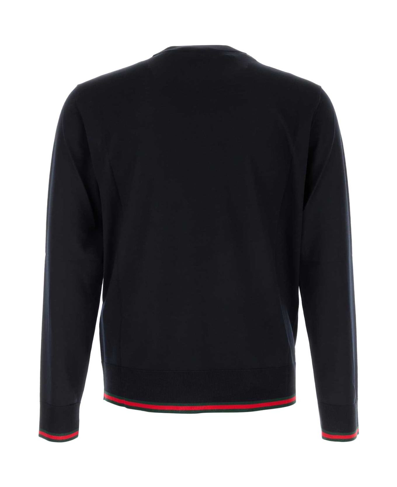 Gucci Brand Iconic Sweater - NAVY