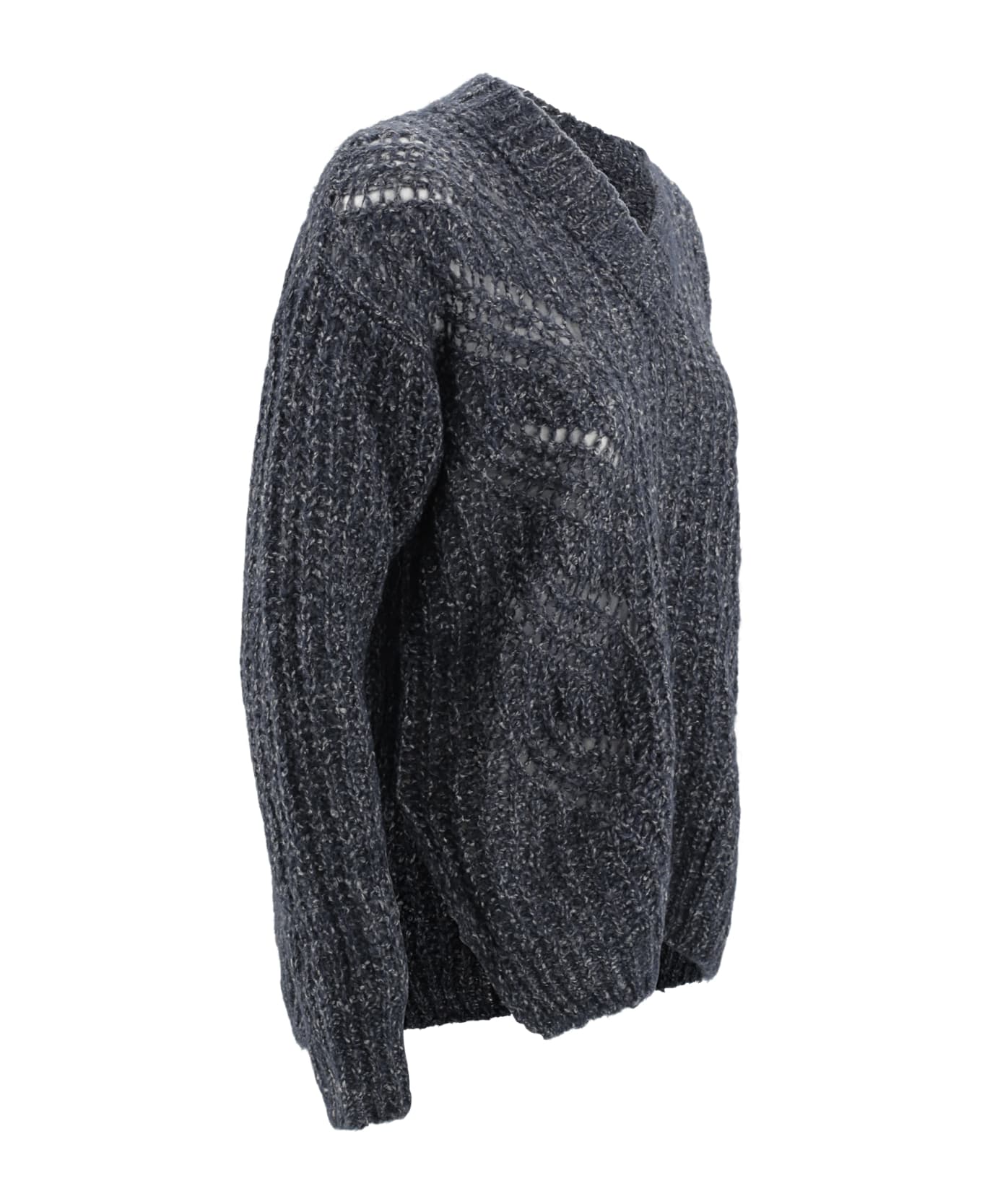 Herno Open-knit Sweater - Blue