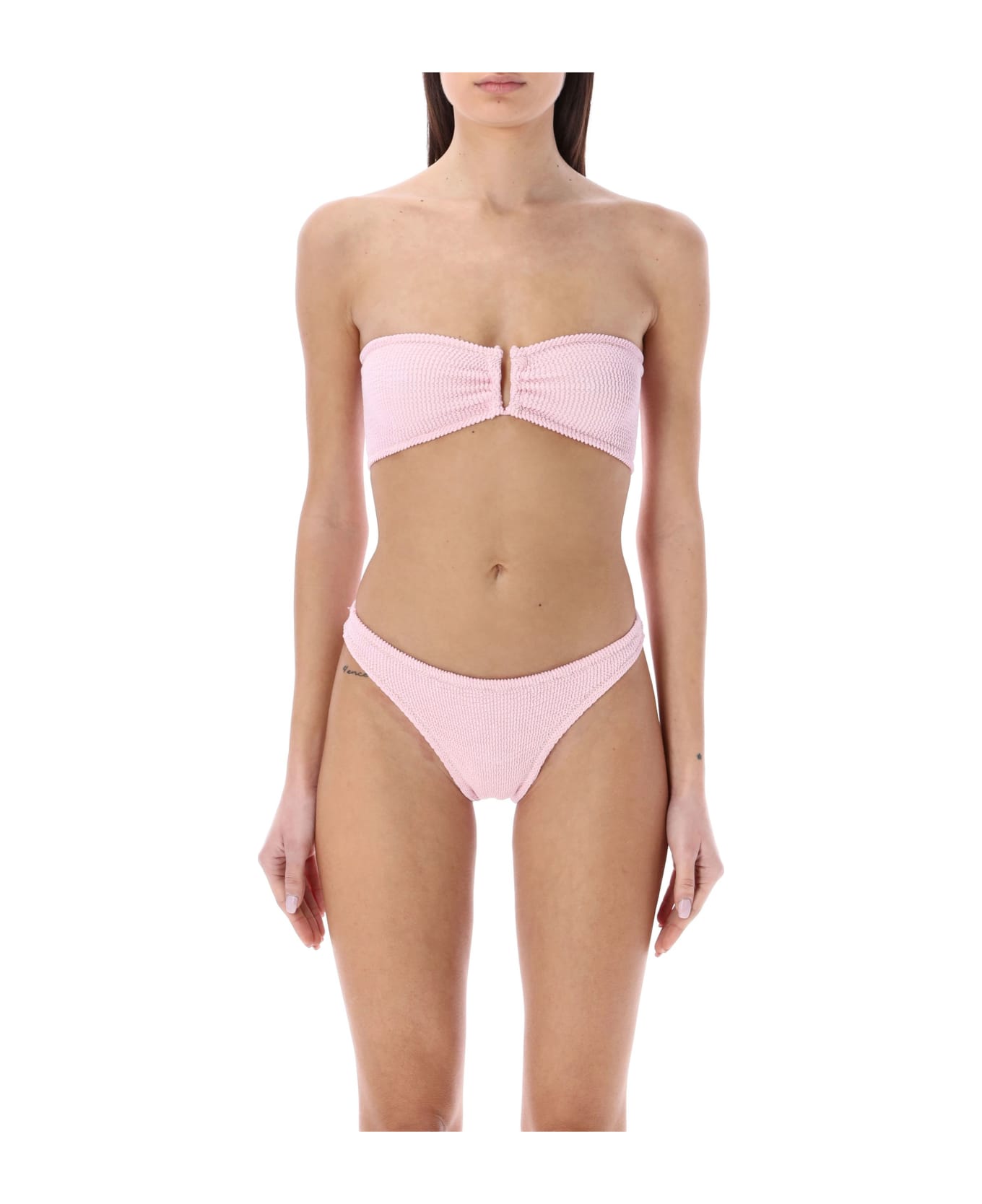 Reina Olga Ausilia Scrunch Bikini Set - BABY PINK 水着