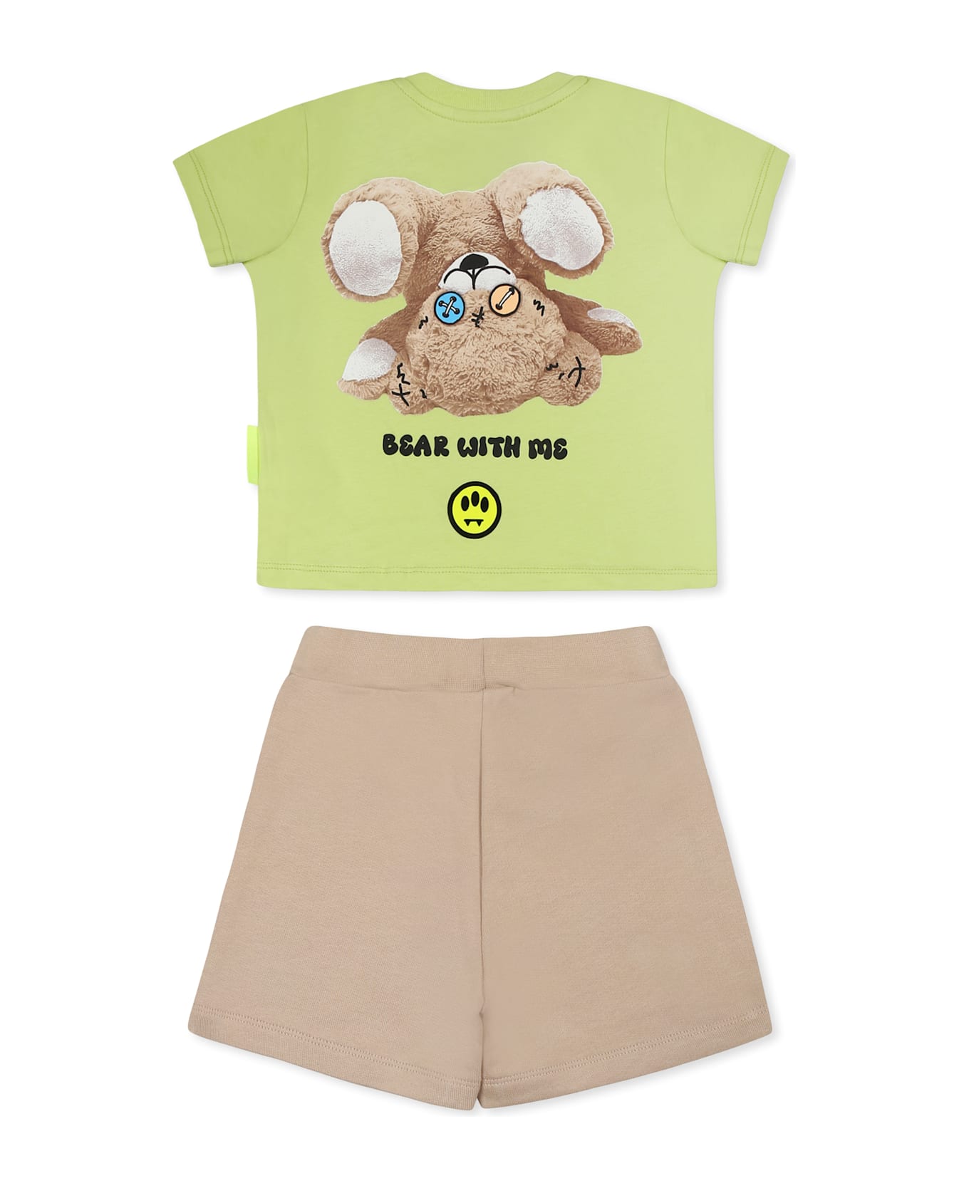 Barrow Multicolor Suit For Babykids With Bear Print - Multicolor