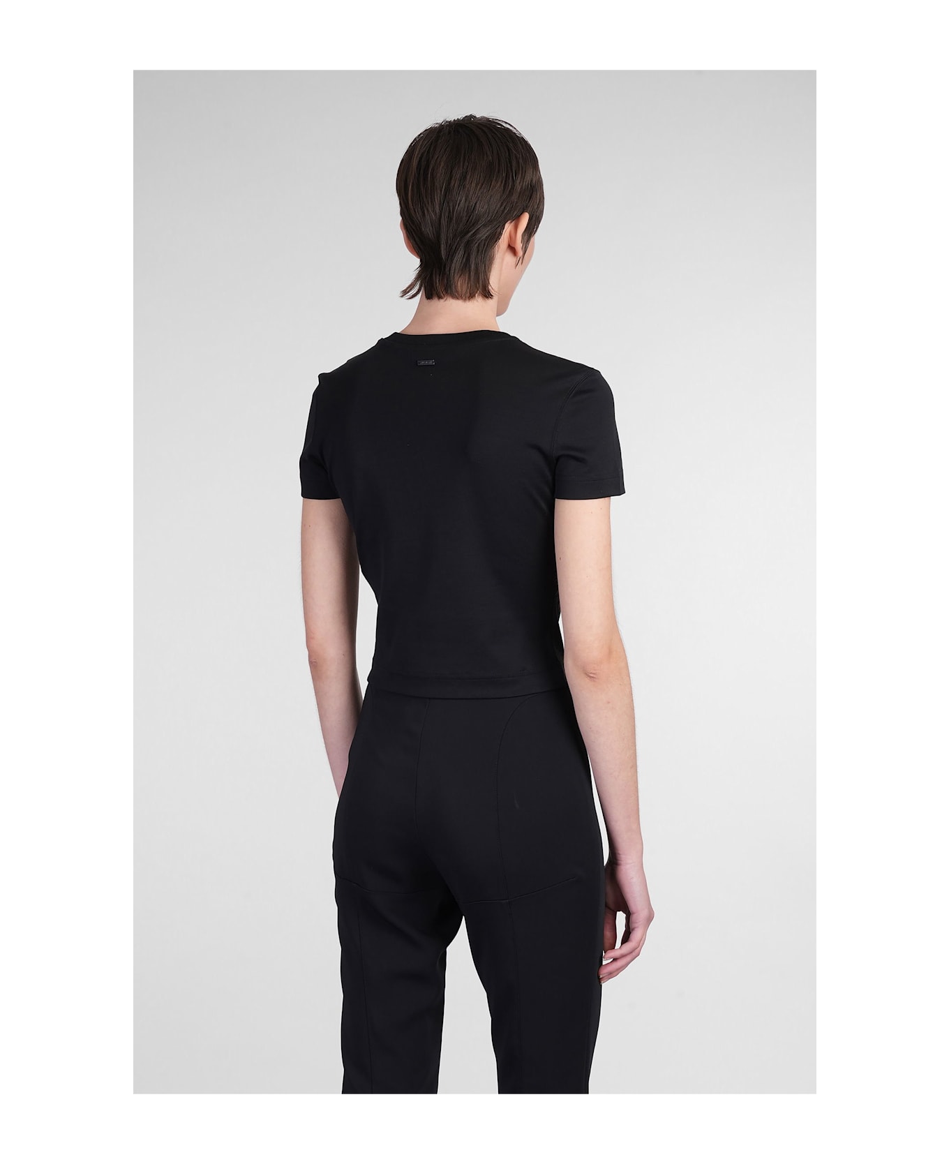 Mugler T-shirt In Black Cotton - black