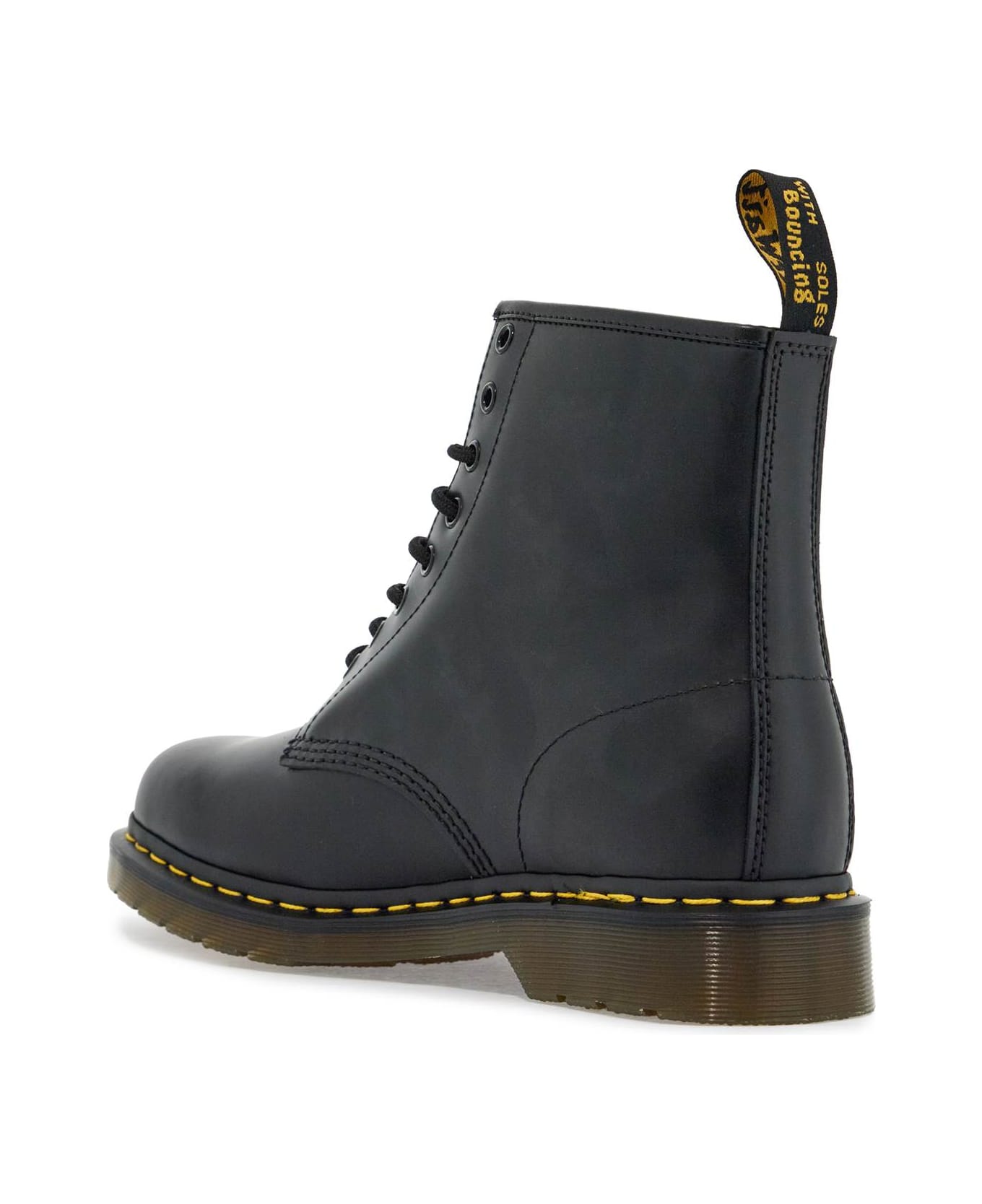 Dr. Martens 1460 Smooth Lace-up Combat Boots - BLACK (Black)