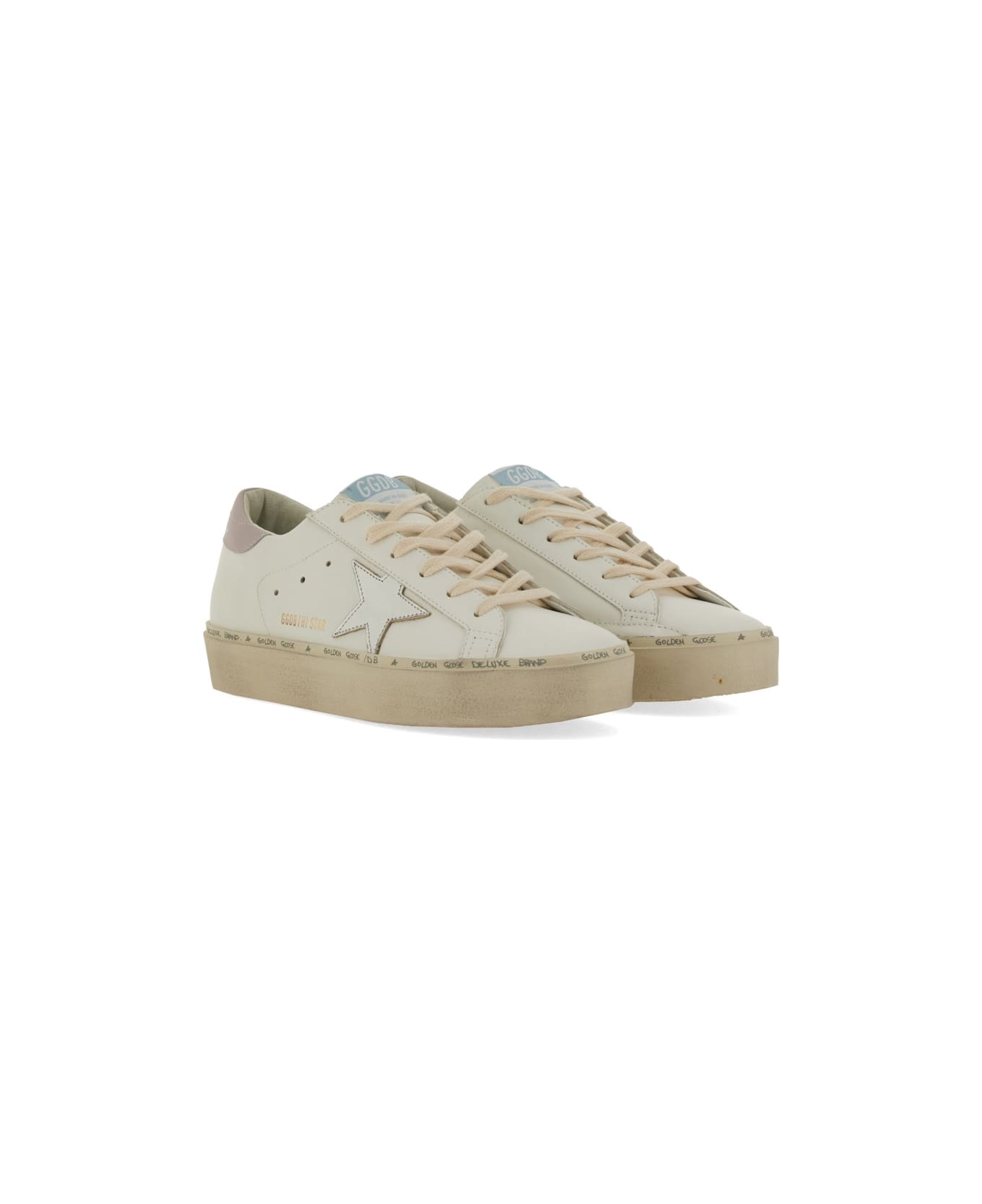 Golden Goose Hi Star Sneaker - WHITE