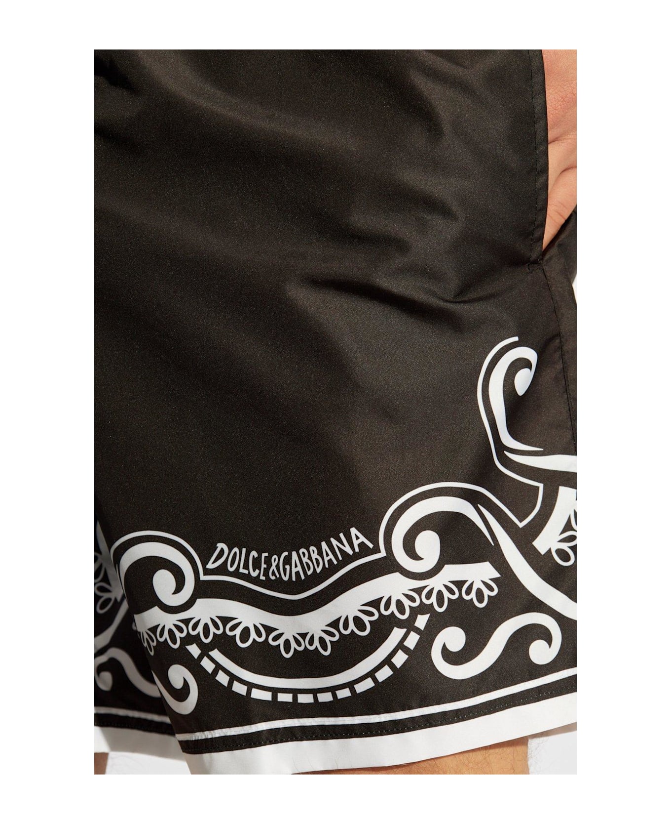 Dolce 
Gabbana Bandanna Printed Mid-length Swim Trunks - MultiColour