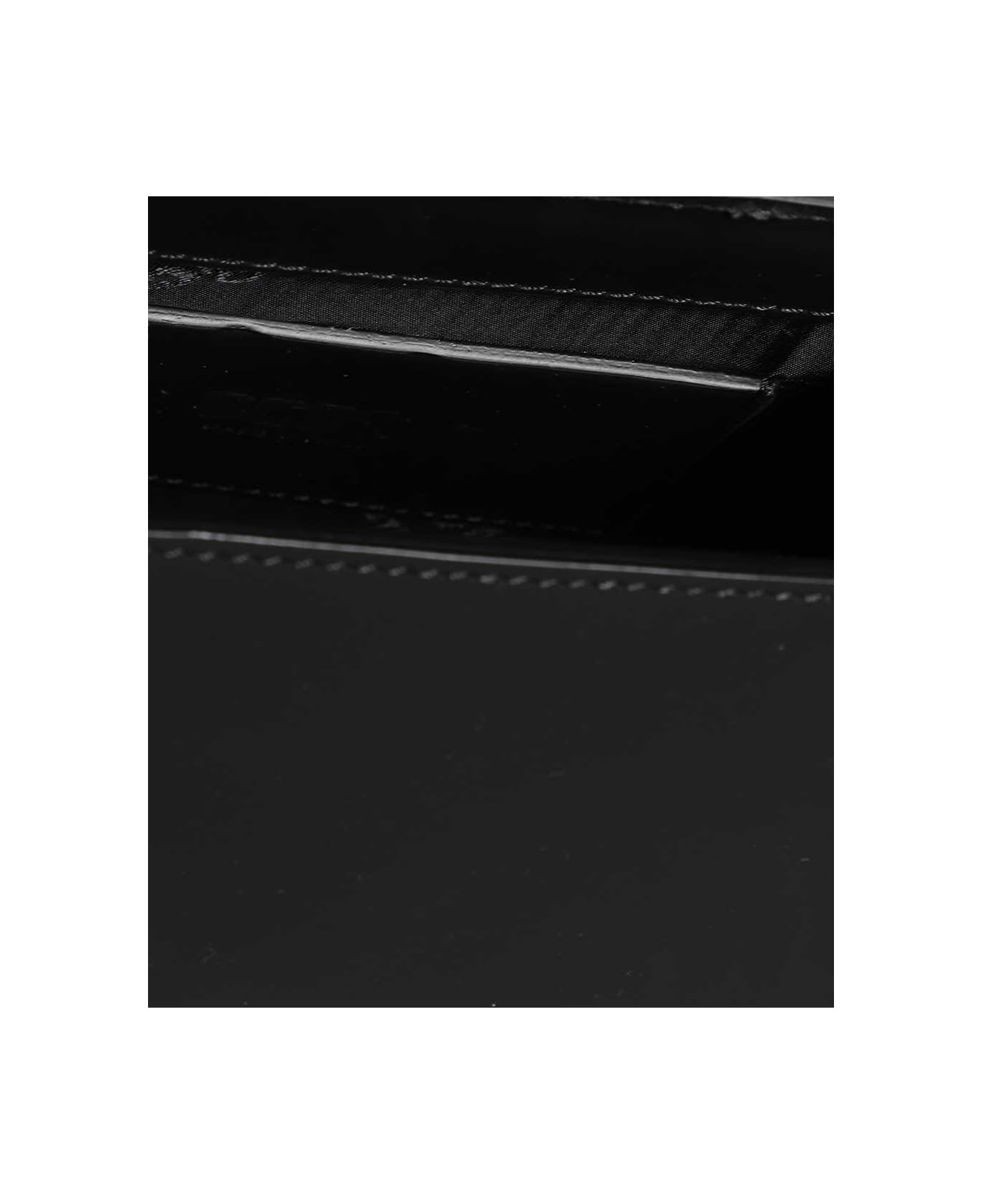 GCDS Leather Bag - black