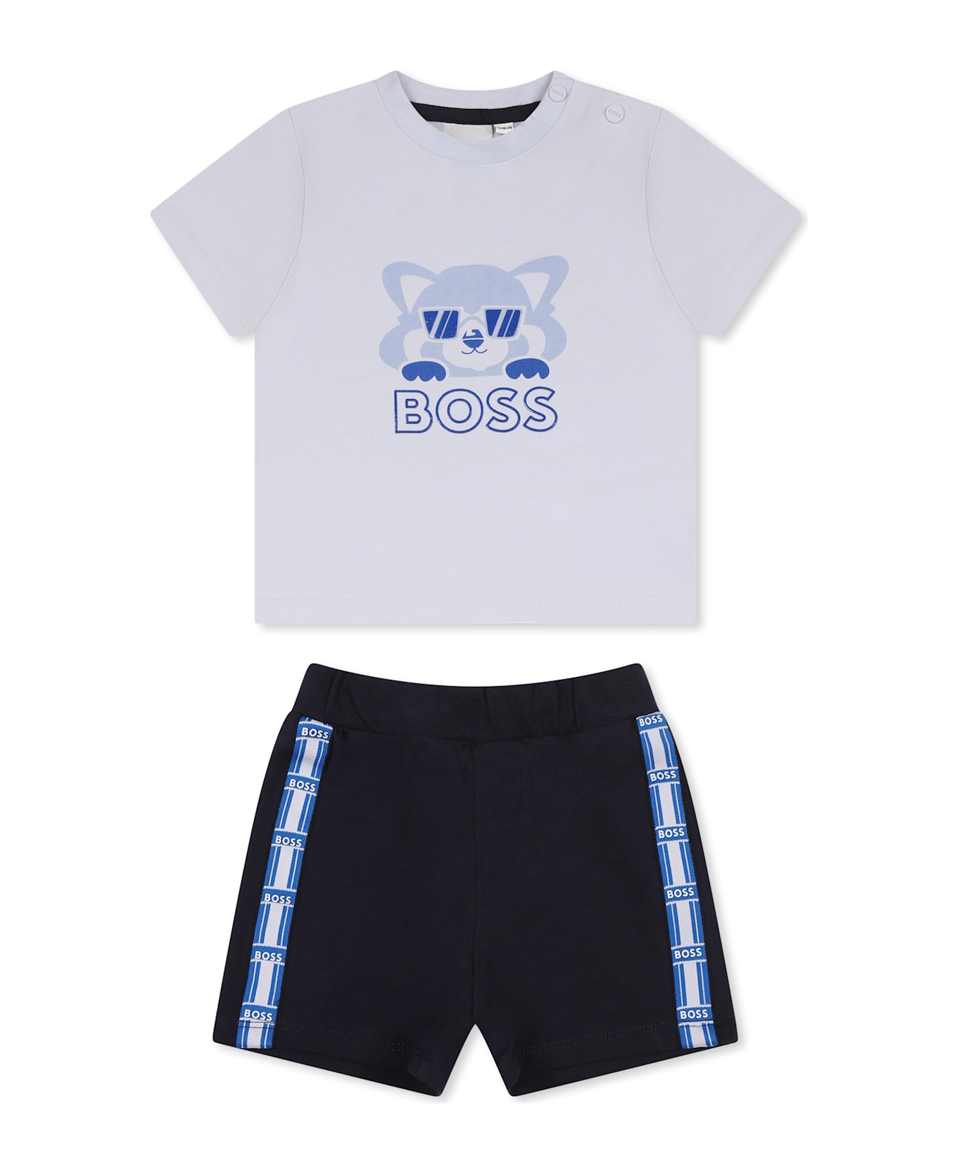 Hugo Boss Multicolor Suit For Baby Boy With Panda - Multicolor