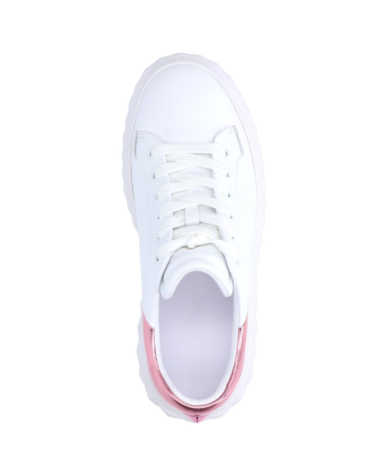 Jimmy Choo 'diamond Maxi' Sneakers - White