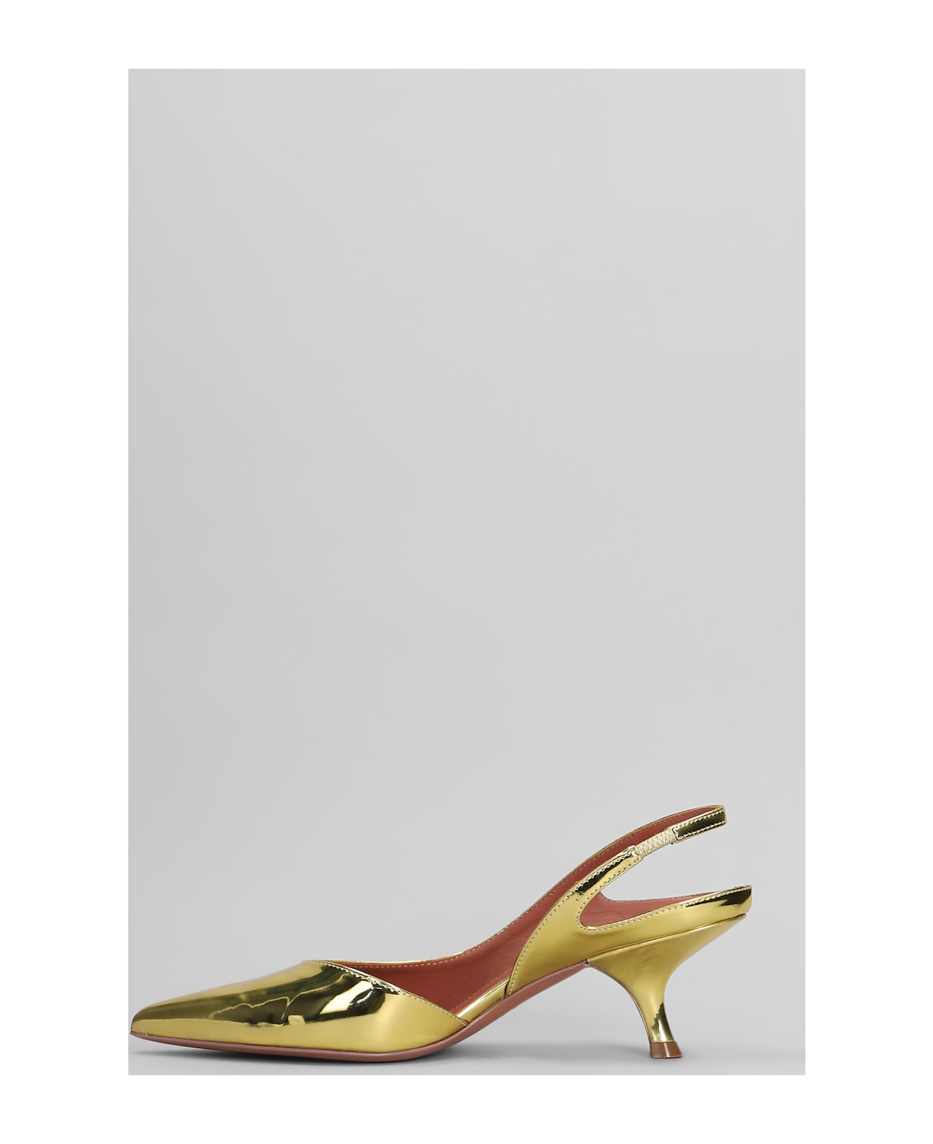 Aldo Castagna Mikaela Pumps In Gold Leather - gold