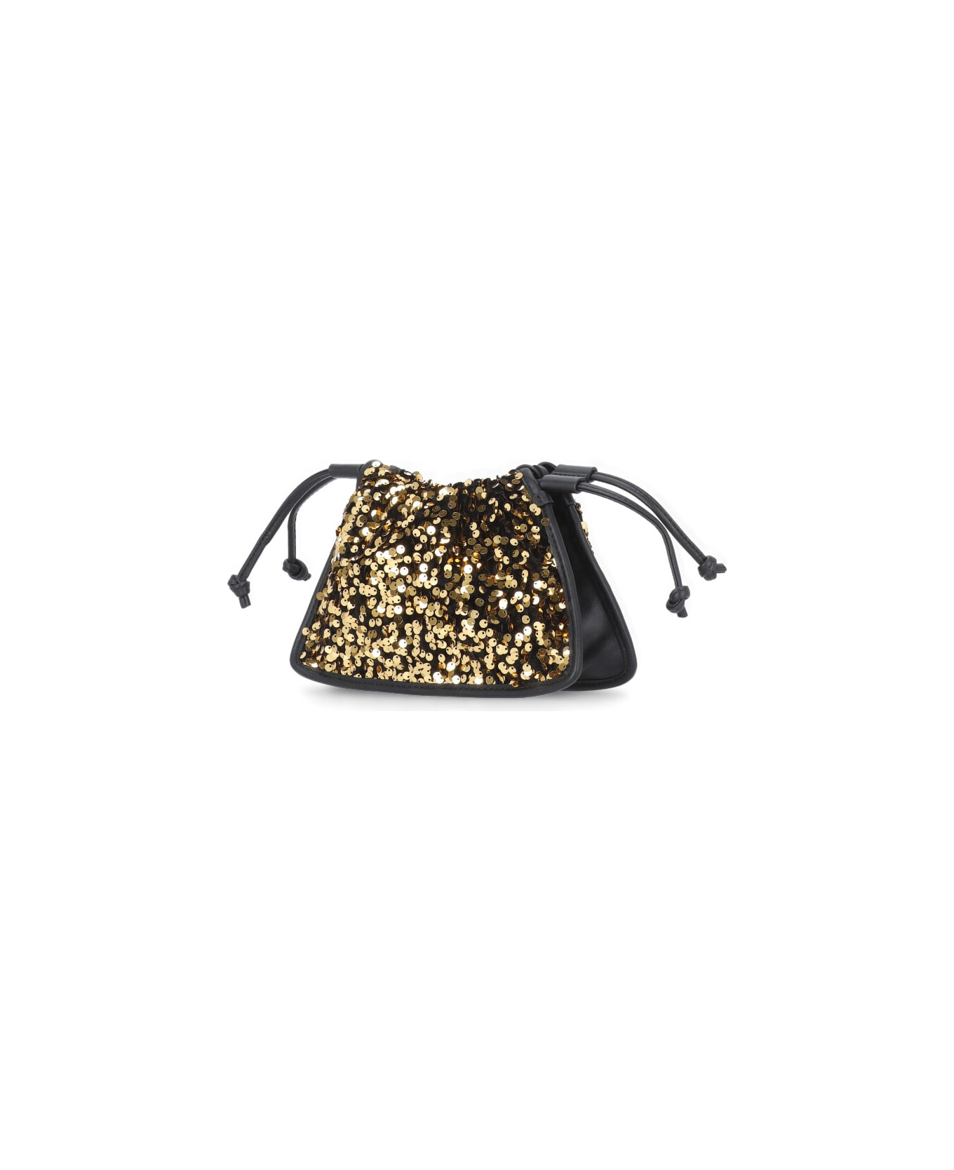 Coccinelle Dulse Paillette Bag - Golden
