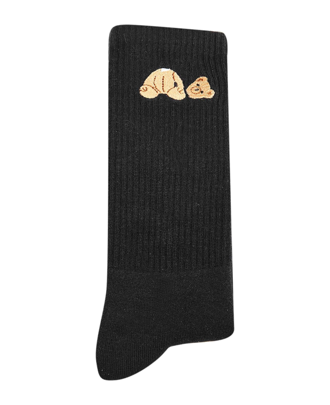 Palm Angels Bear Socks - Black