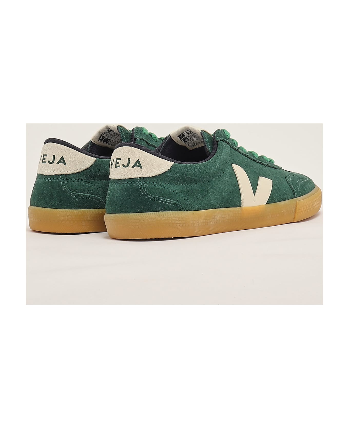 Veja Volley Suede Poker Pierre Sneaker - VERDE BRILLANTE
