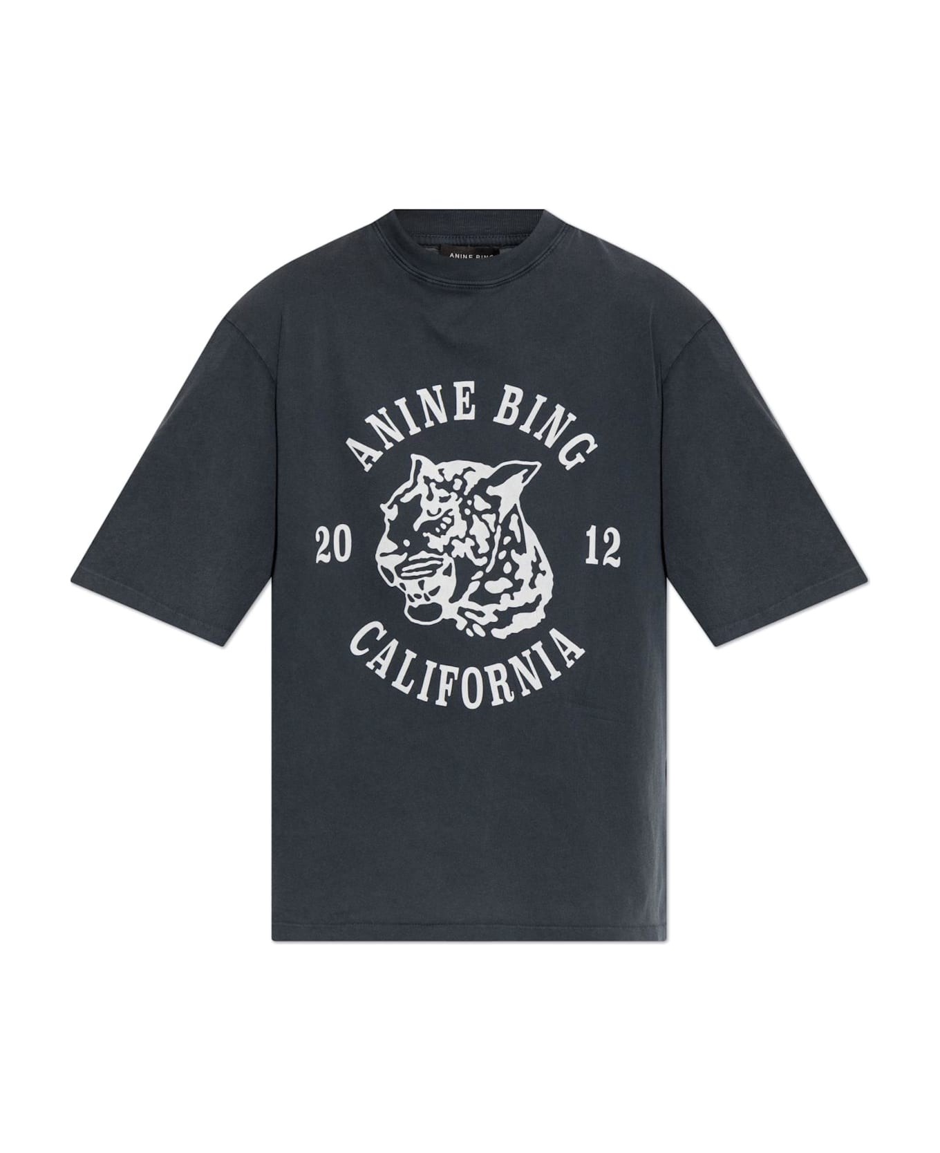 Anine Bing T-shirt With Print - Nero