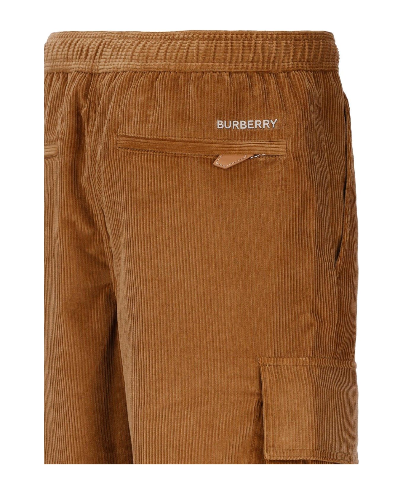 Burberry Logo Lettering Elasticated Waist Pants