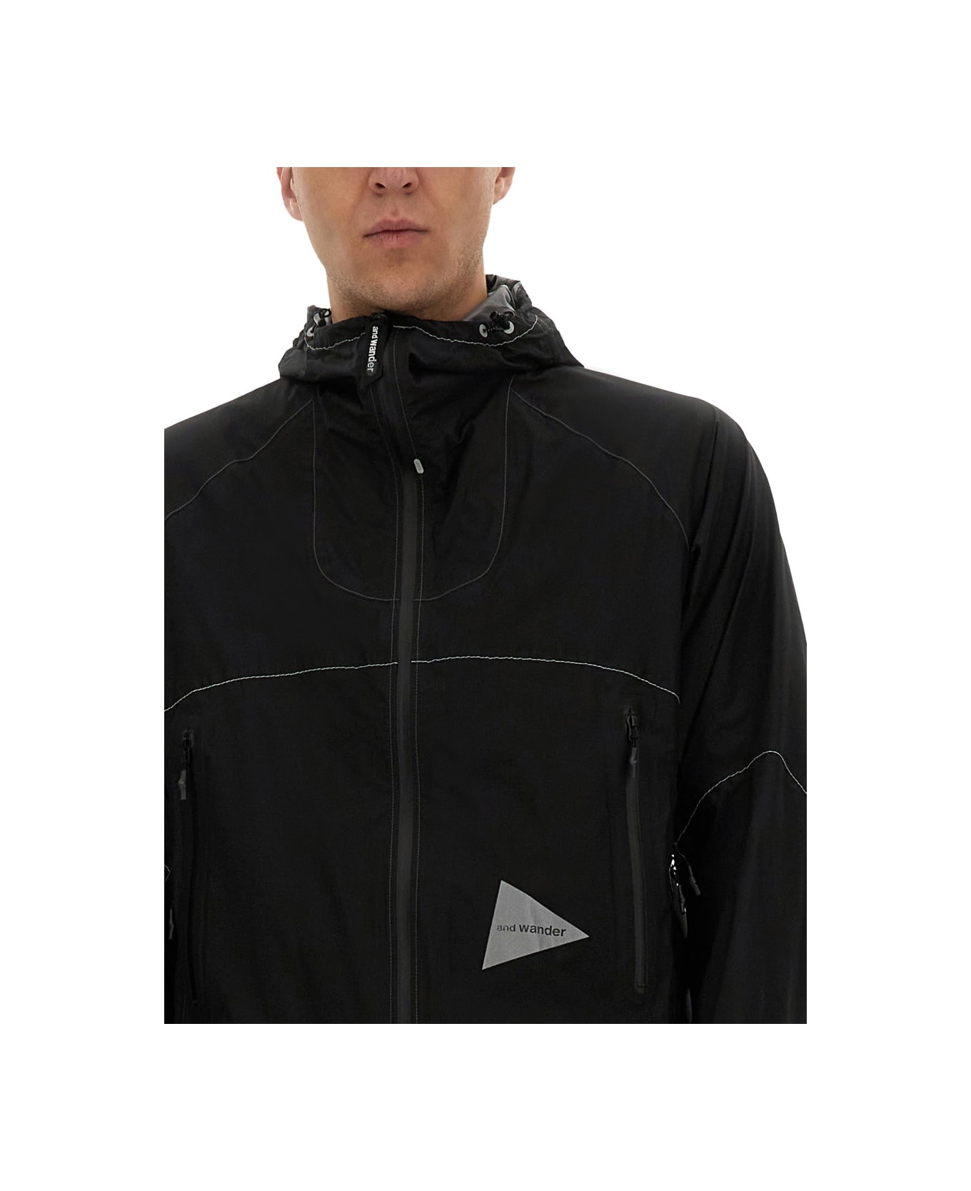 And Wander "3l Ul" Jacket - BLACK