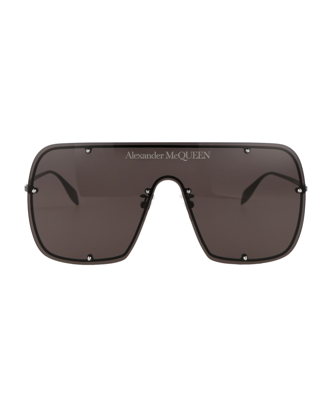 Alexander McQueen Eyewear Am0362s Sunglasses - 001 RUTHENIUM RUTHENIUM GREY