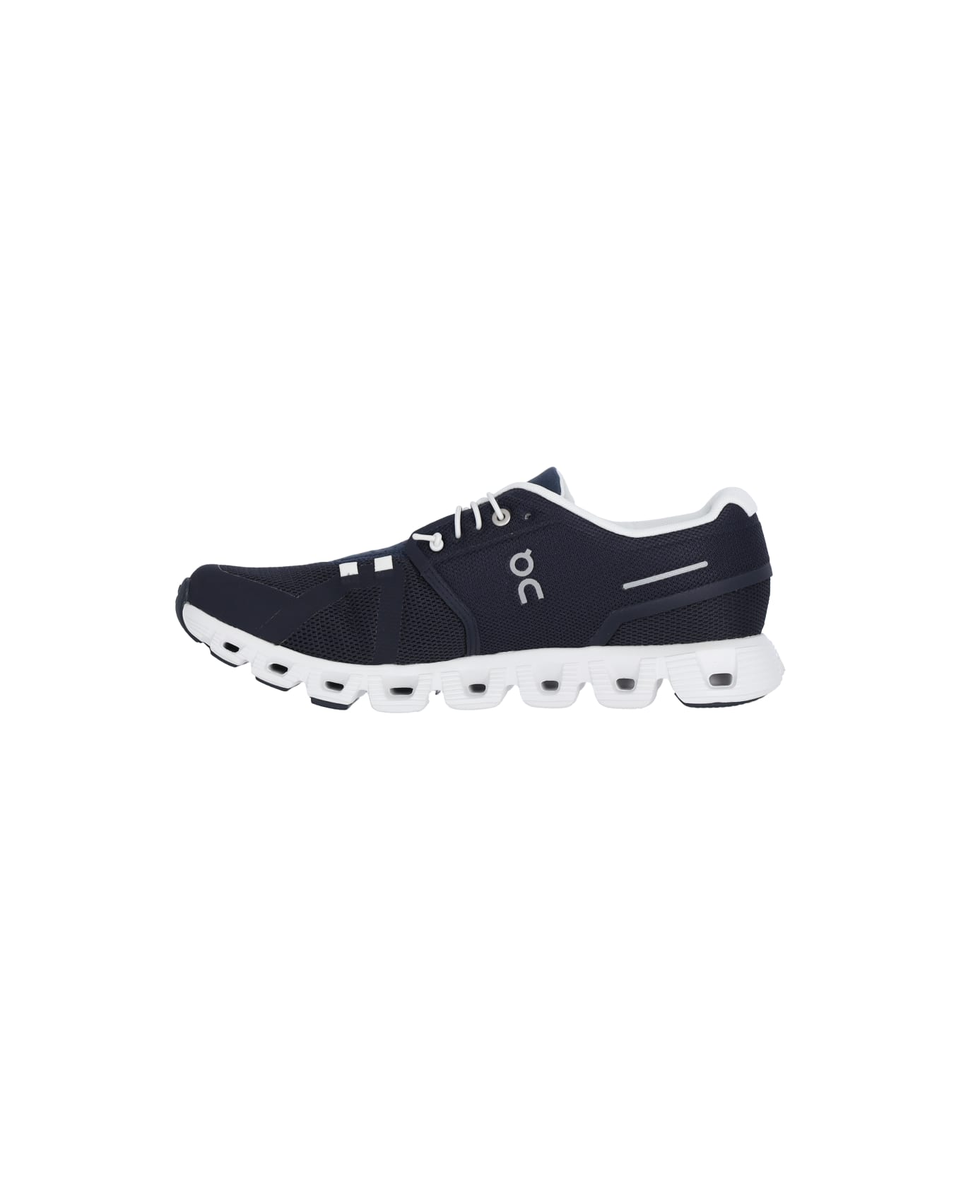 ON 'cloud 5' Sneakers - MIDNIGHT WHITE