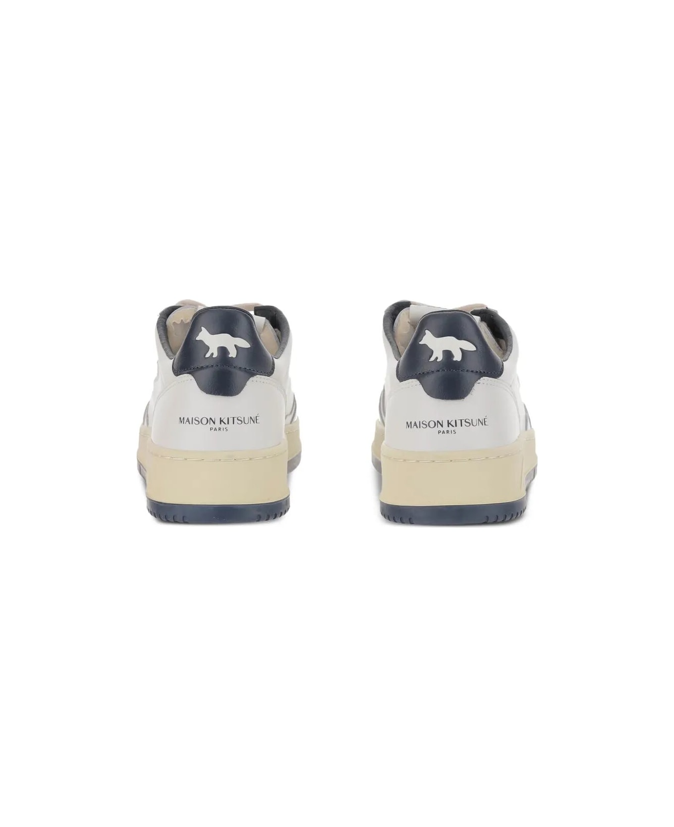Autry Medalist Lowm Kitsune Wht Blue - Wht Blue