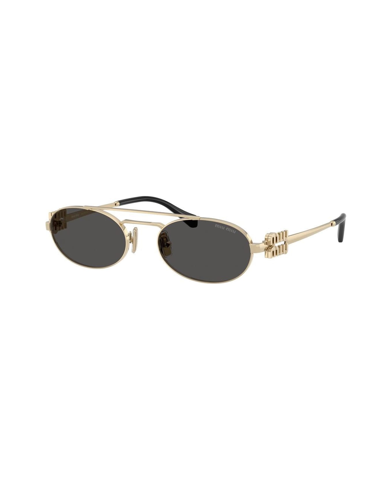 Miu Miu Miumiu 0mu 54zs Miu Logo Zvn08z Oro Sunglasses - Oro