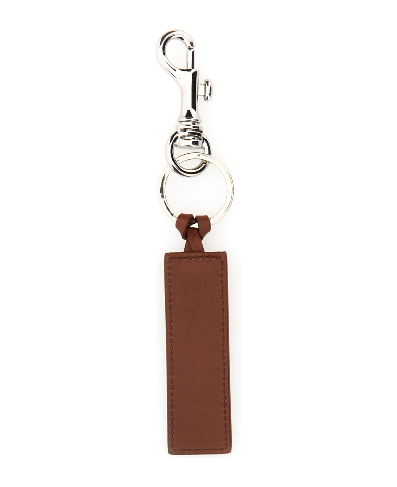 A.P.C. Keychain With Logo - Brown
