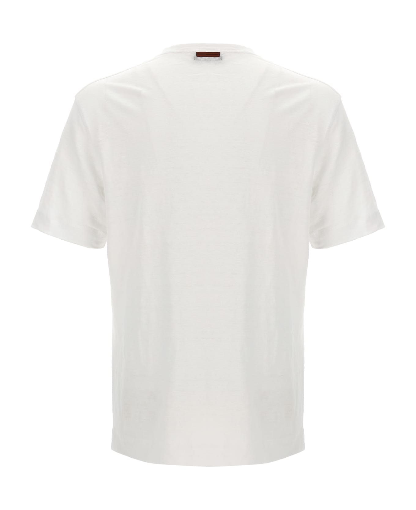 Zegna Linen T-shirt - Cream
