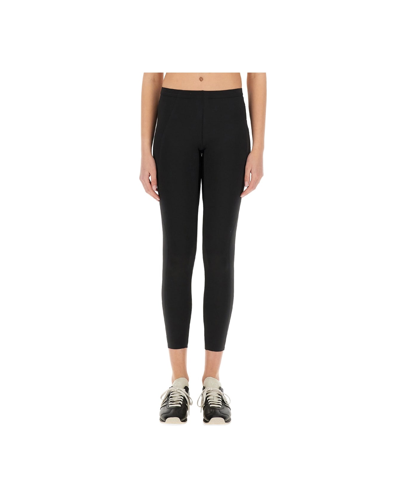 Y-3 Running Leggings - BLACK