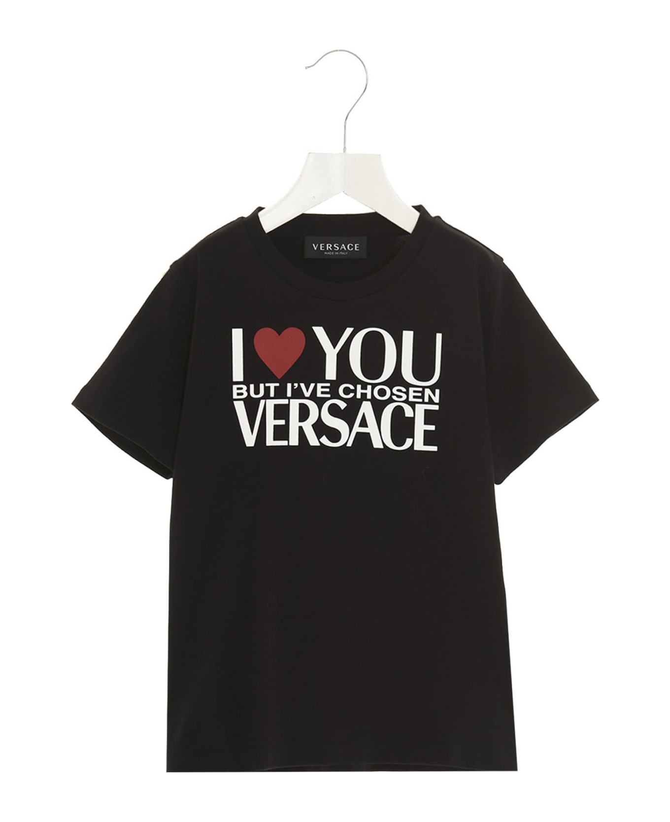 Versace 'i Love You Versace' T-shirt - Black  