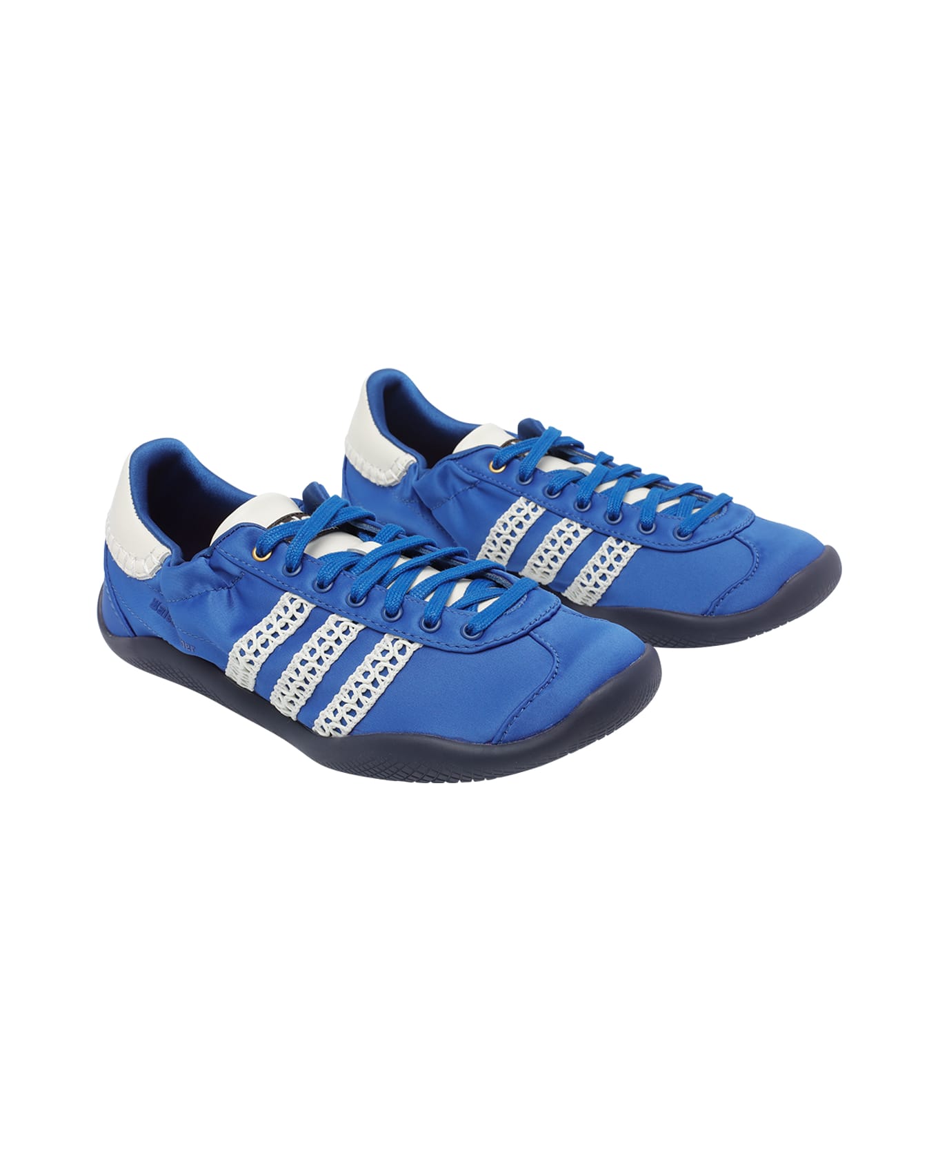 Adidas Originals by Wales Bonner Wb Karintha Low Satin Sneakers - Blue