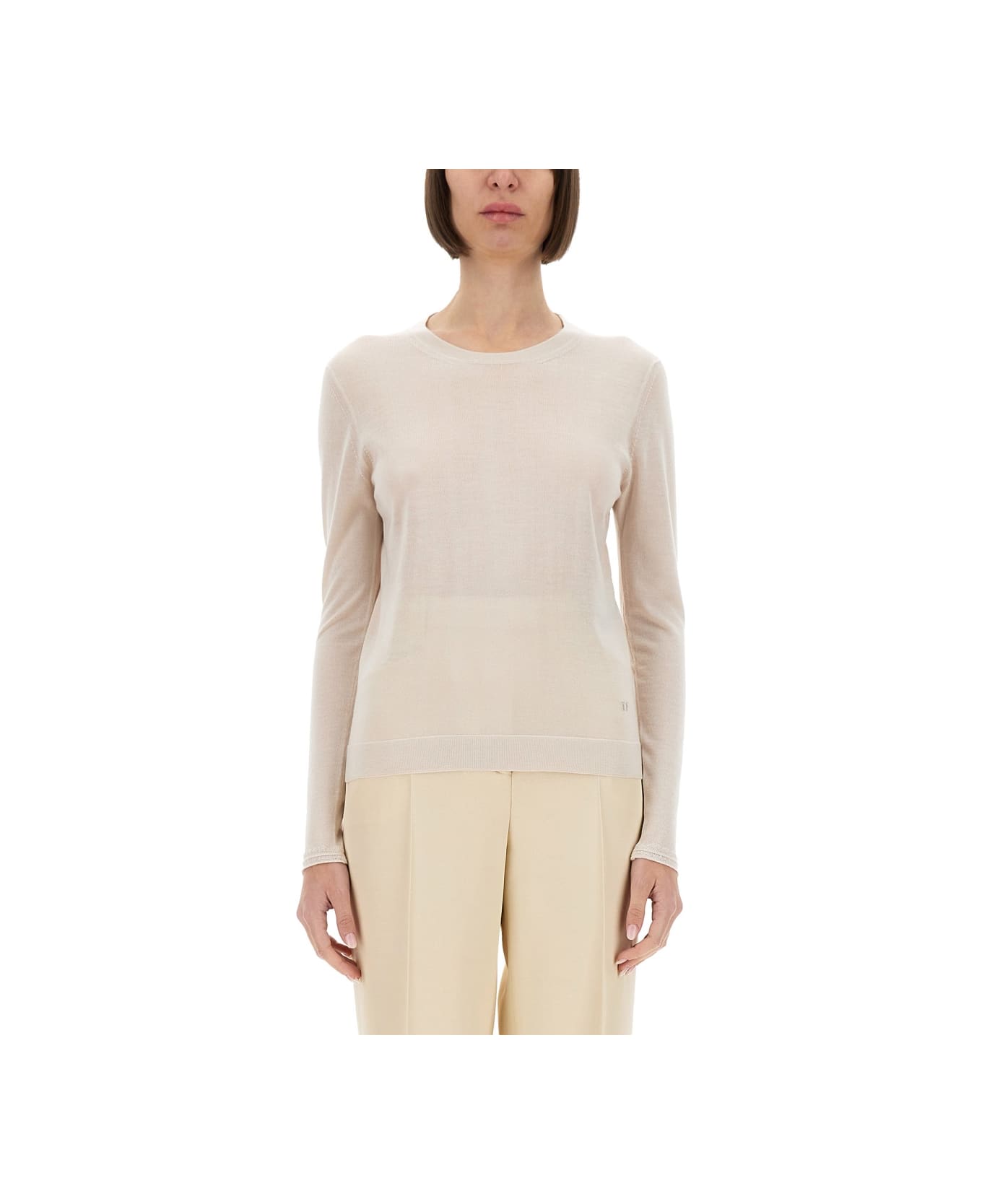 Tom Ford Cashmere And Silk Sweater - IVORY