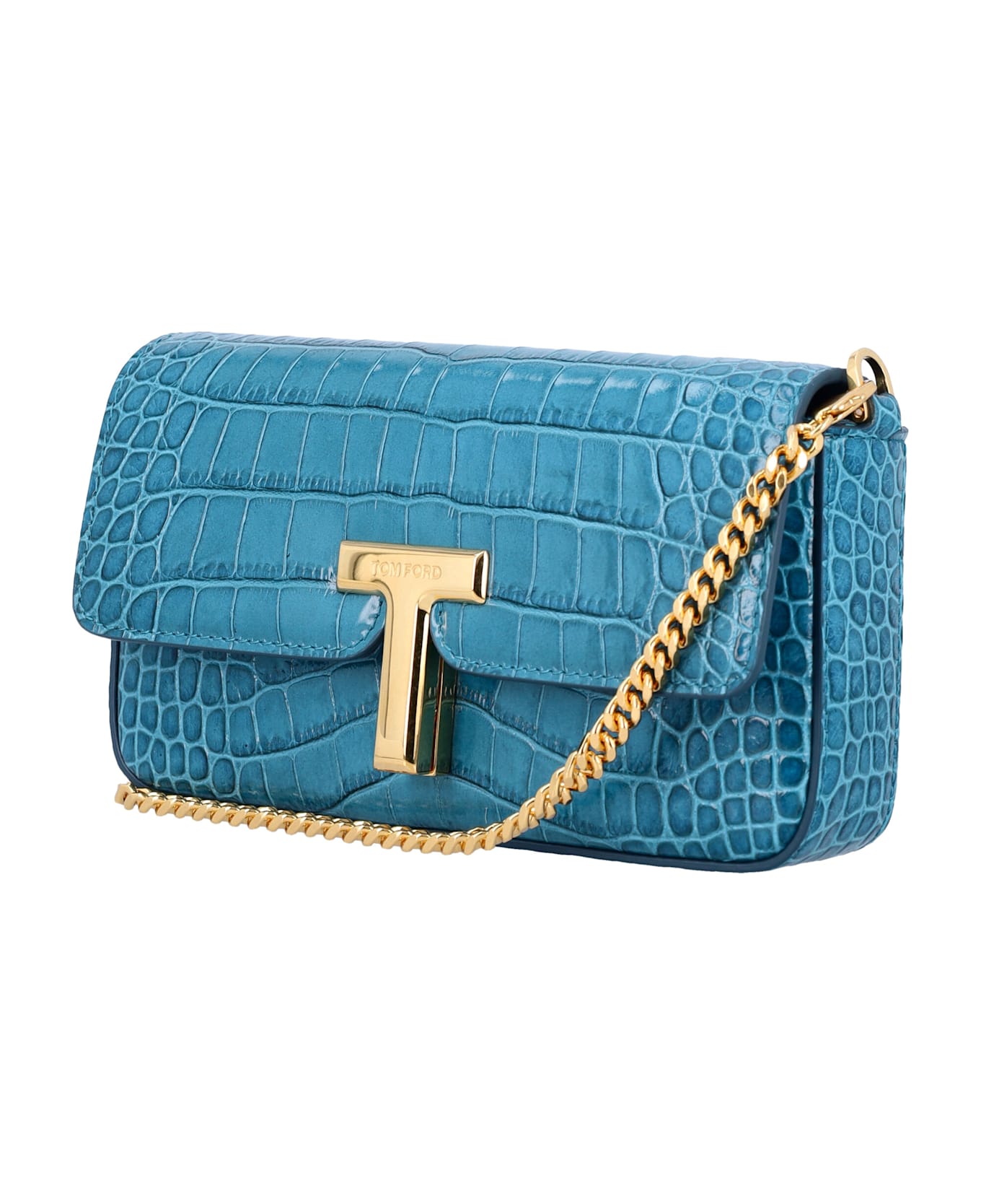 Tom Ford Wallis Mini Bag - DEEP TORQUISE