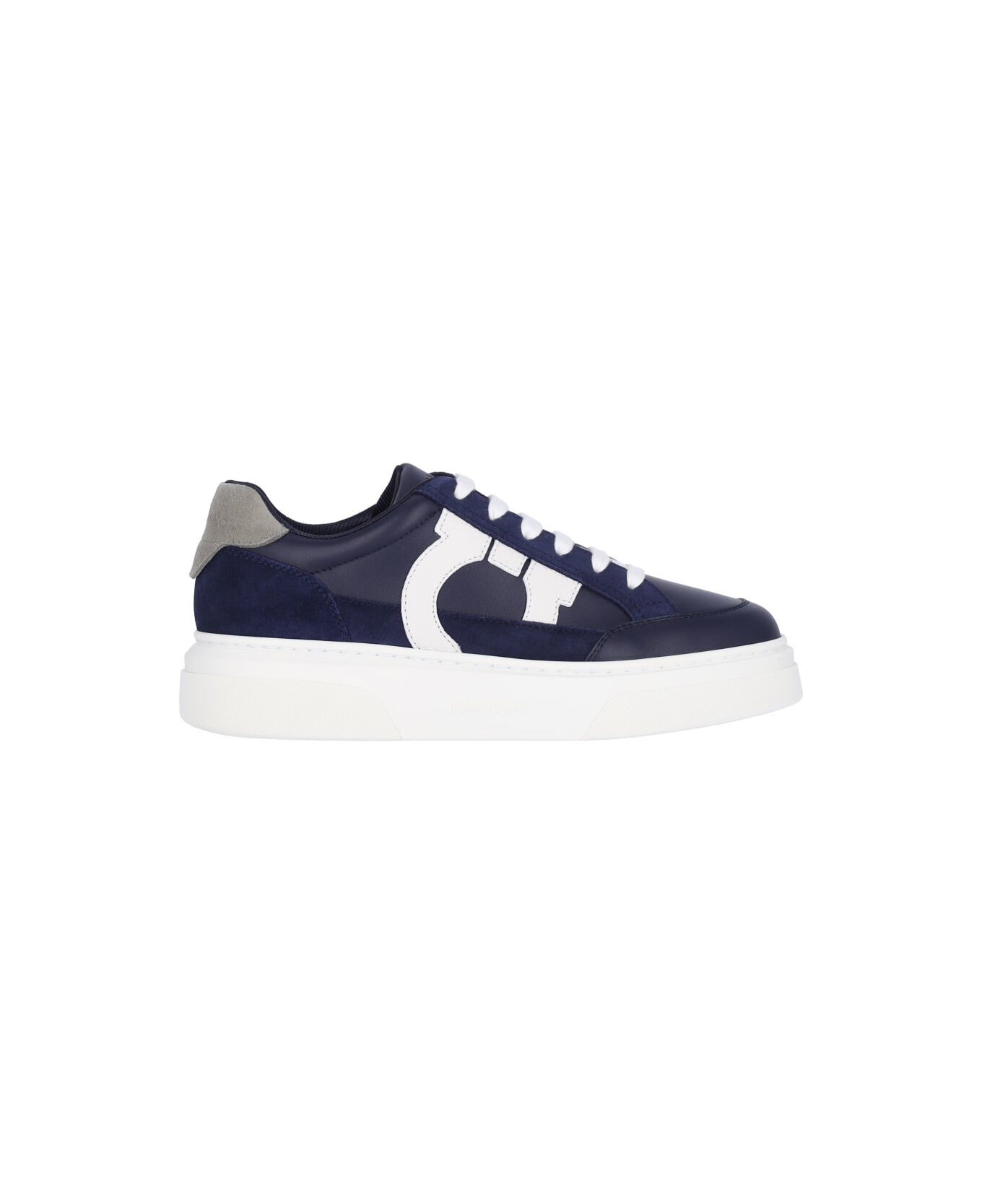 Ferragamo "gancini" Low-top Sneakers - Blue スニーカー