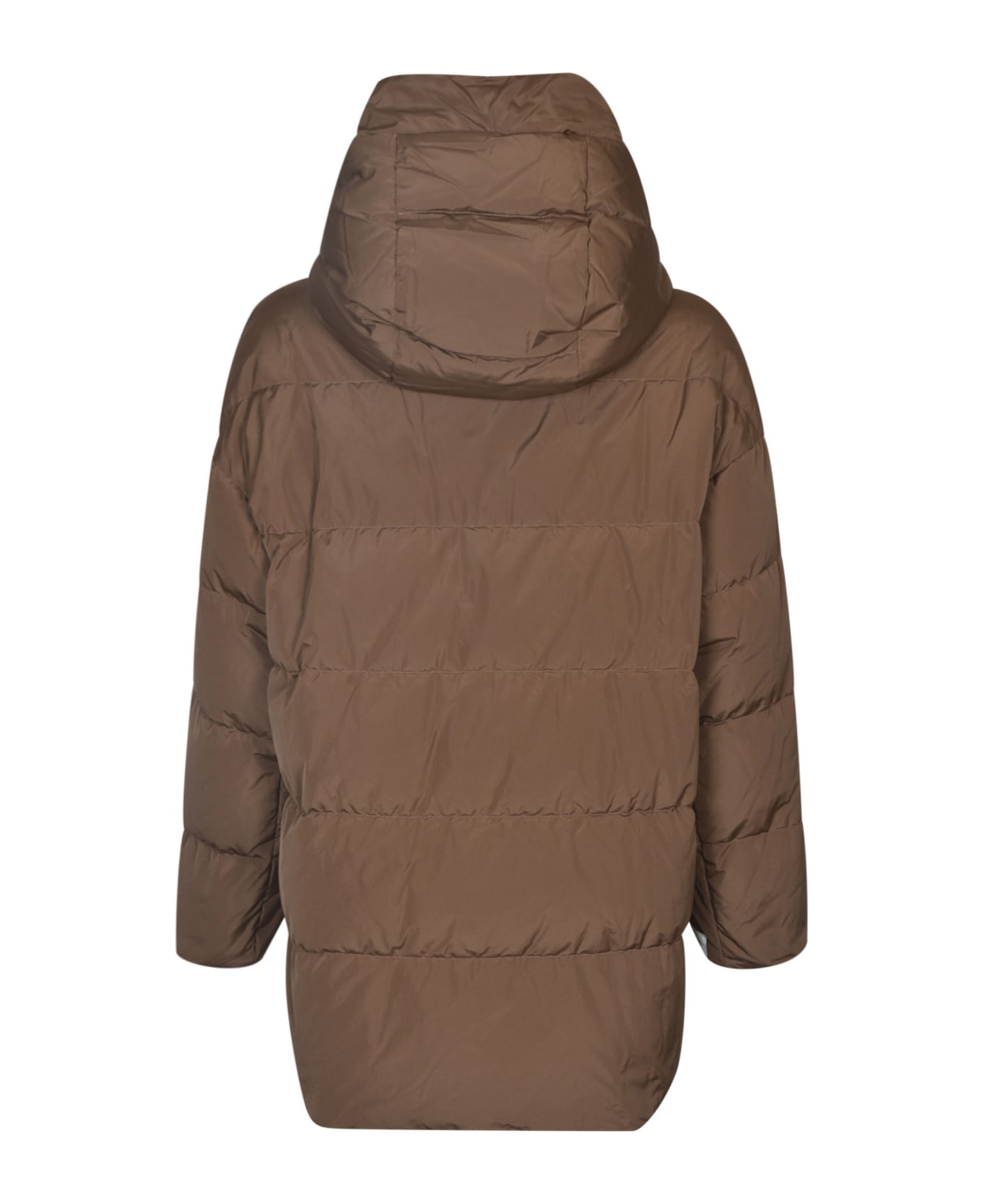 Max Mara Reversible Quilted Nylon Down Jacket - Cammello