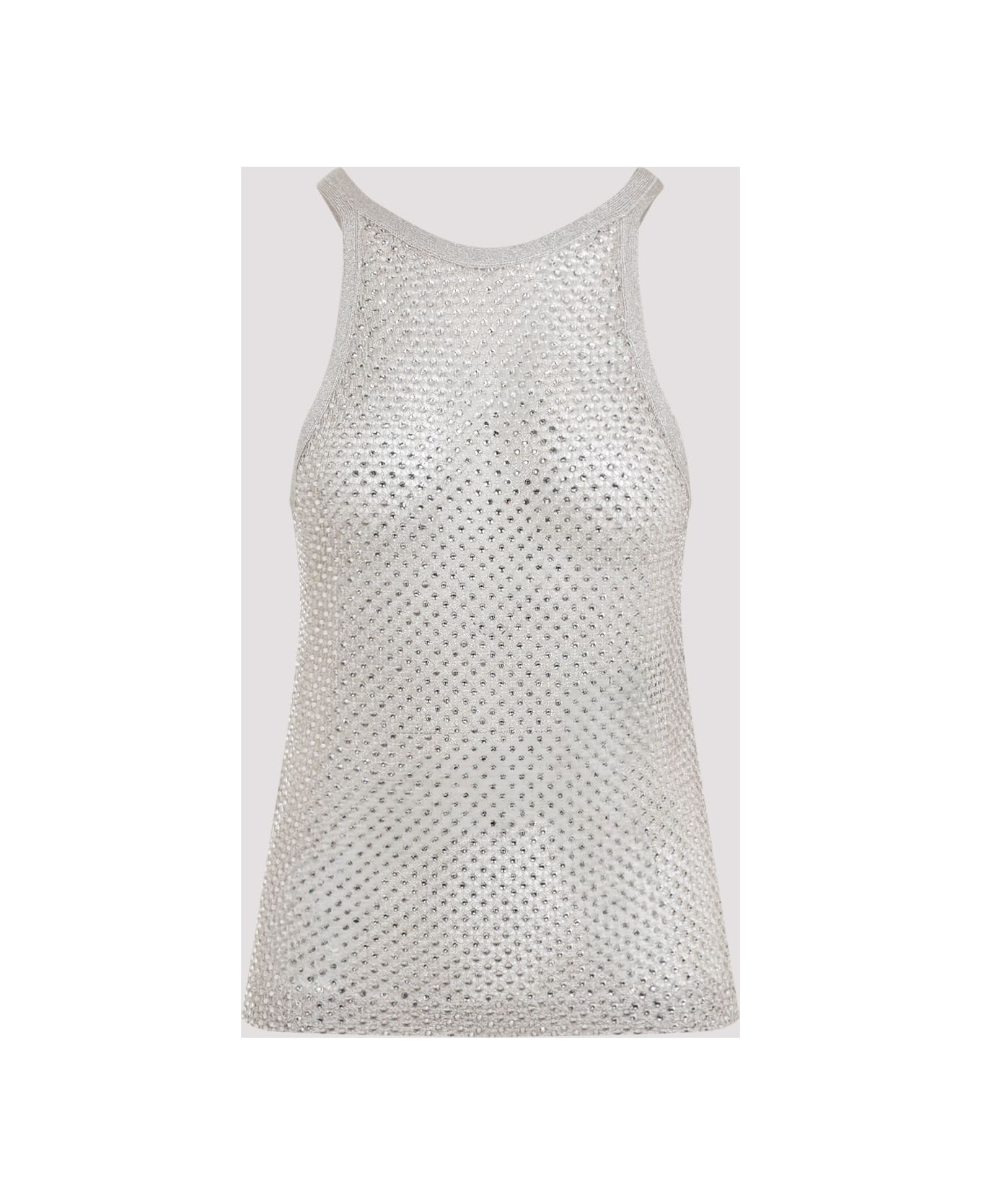 Tom Ford Lurex Knit Top - Champagne
