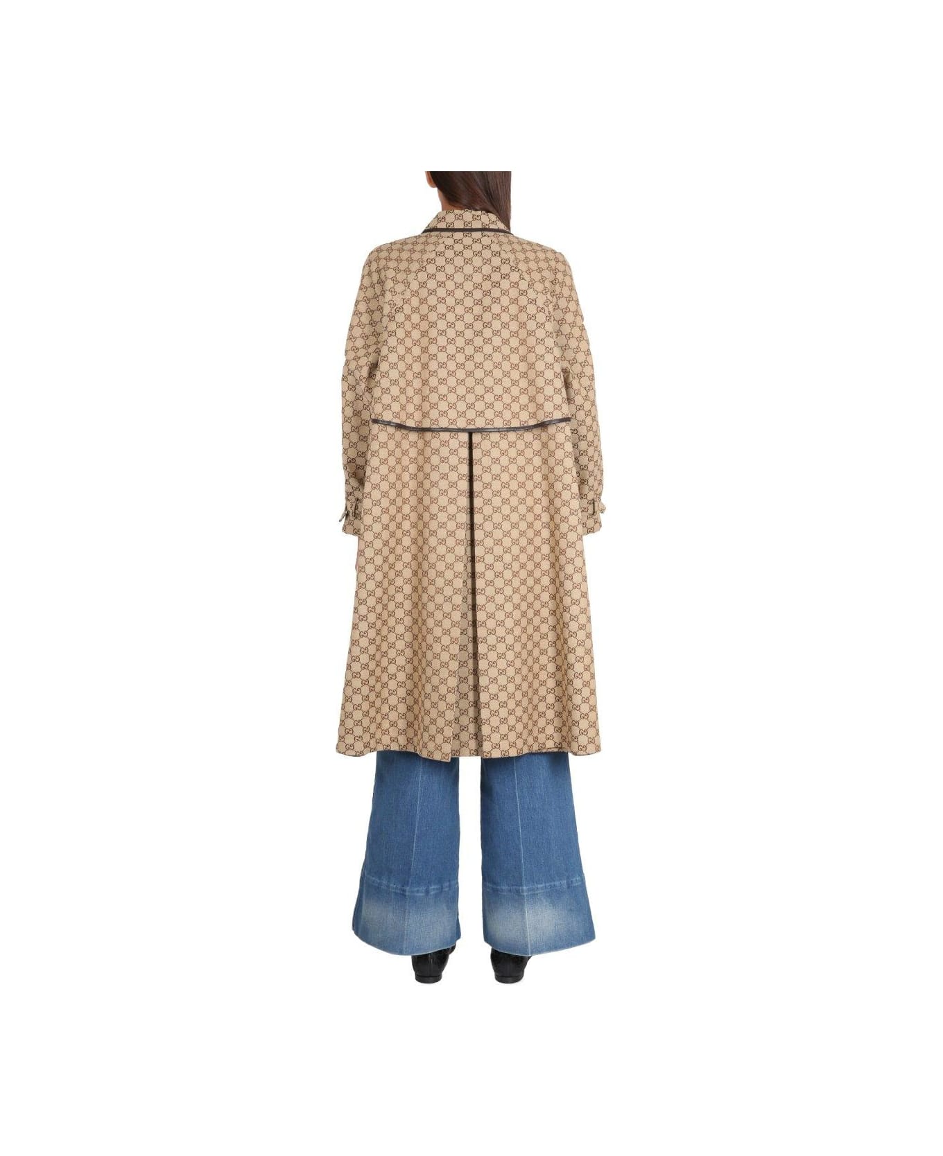Gucci Reversible Coat - BEIGE
