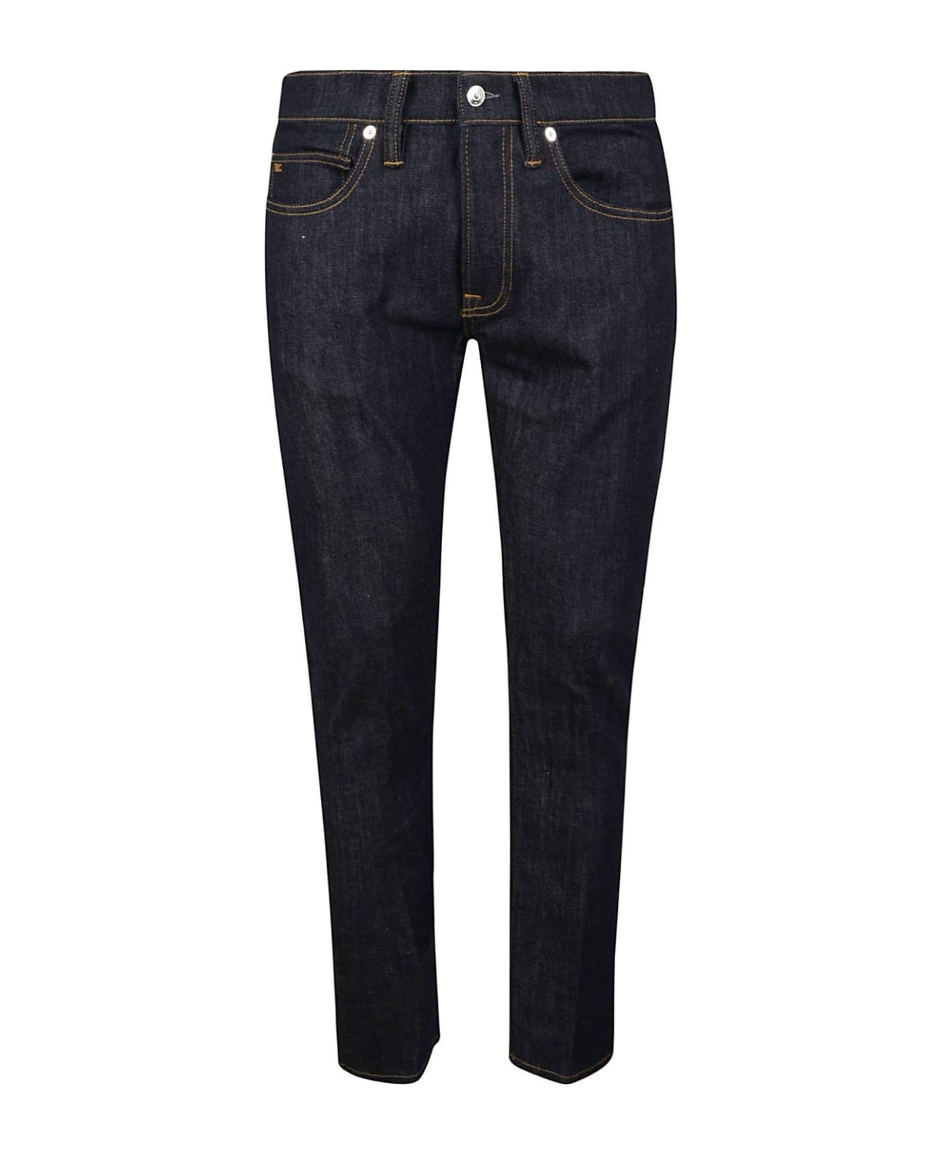 Nine in the Morning Straight-leg Slim-cut Jeans - Black