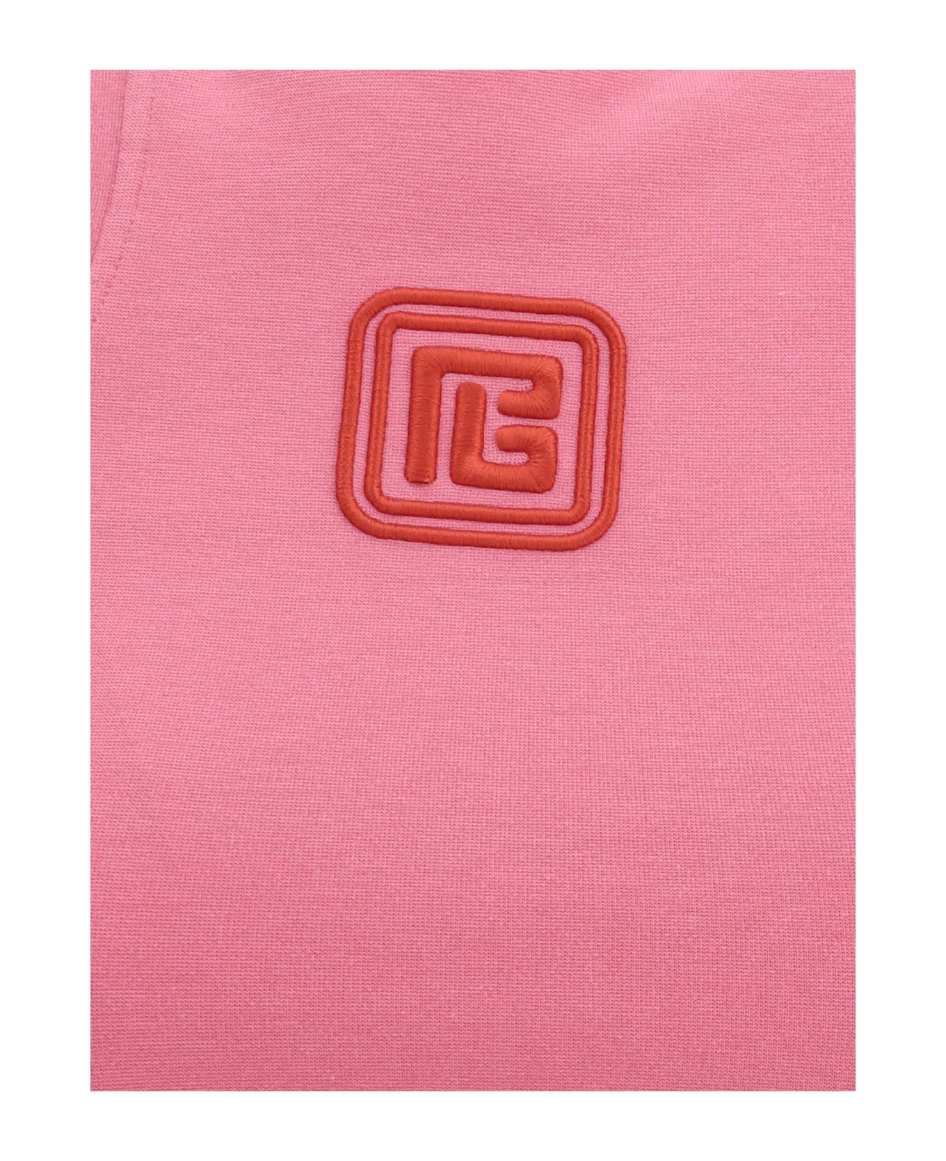 Balmain Cropped Tank Top - Fuchsia/rouge