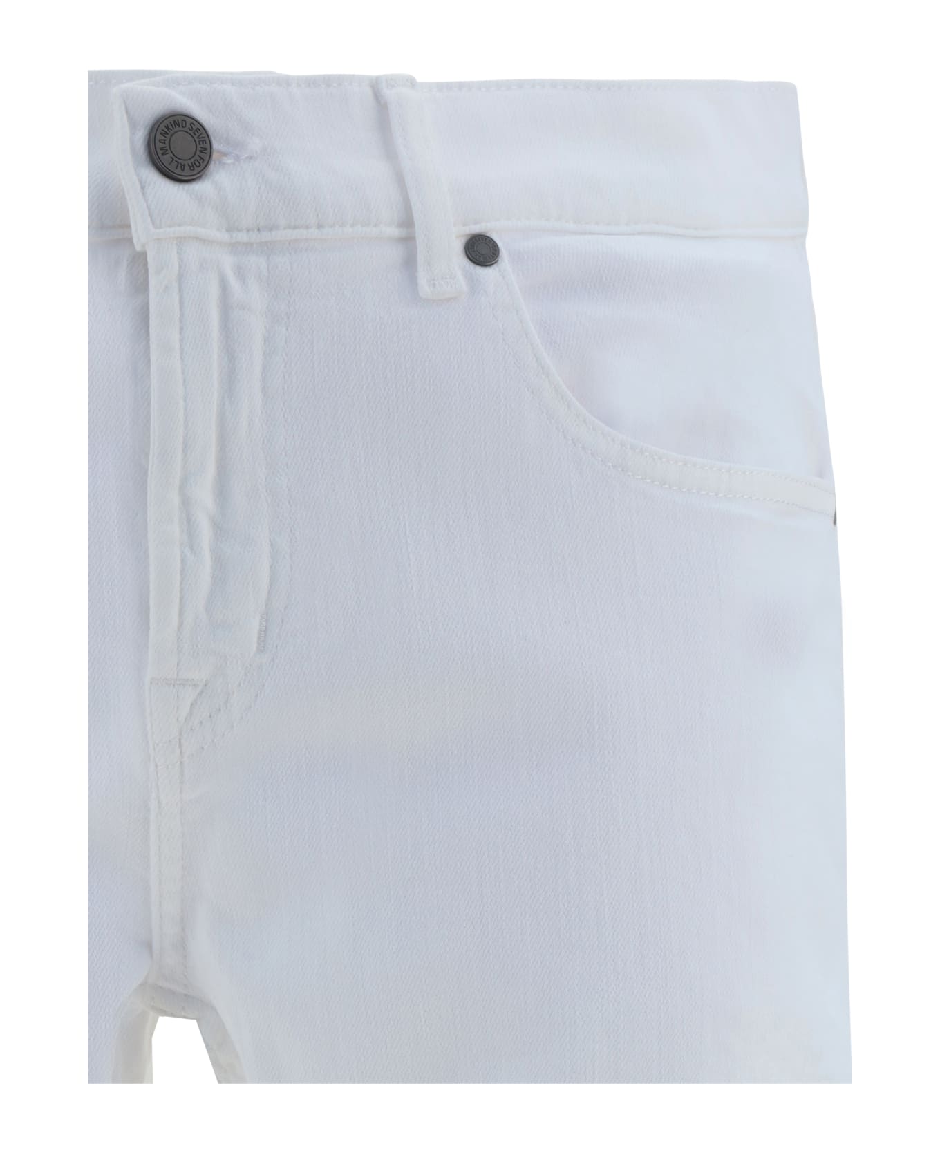 7 For All Mankind Luxe Pants - White デニム