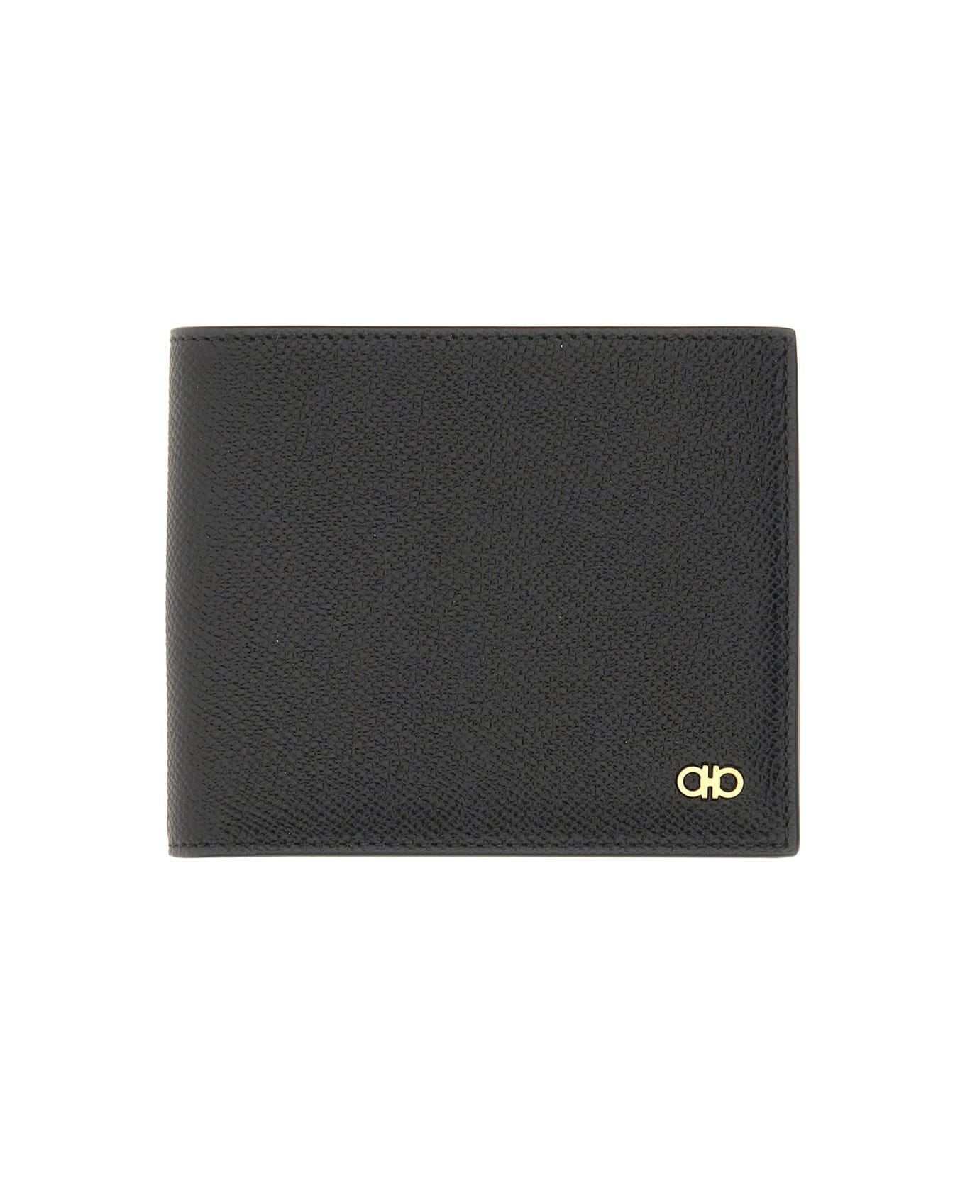 Ferragamo Gancini Wallet - BLACK