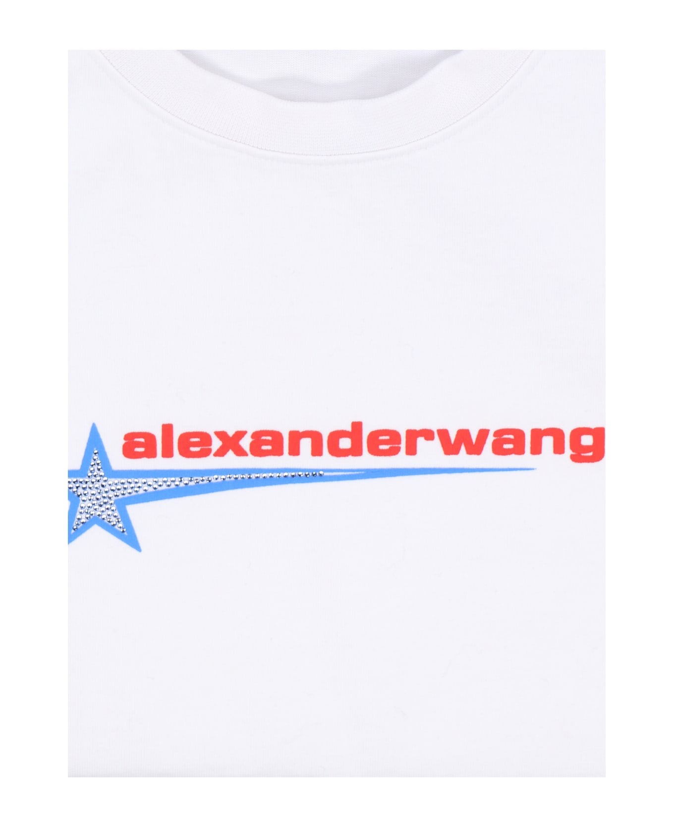 Alexander Wang 
shrunken
 T-shirt - White