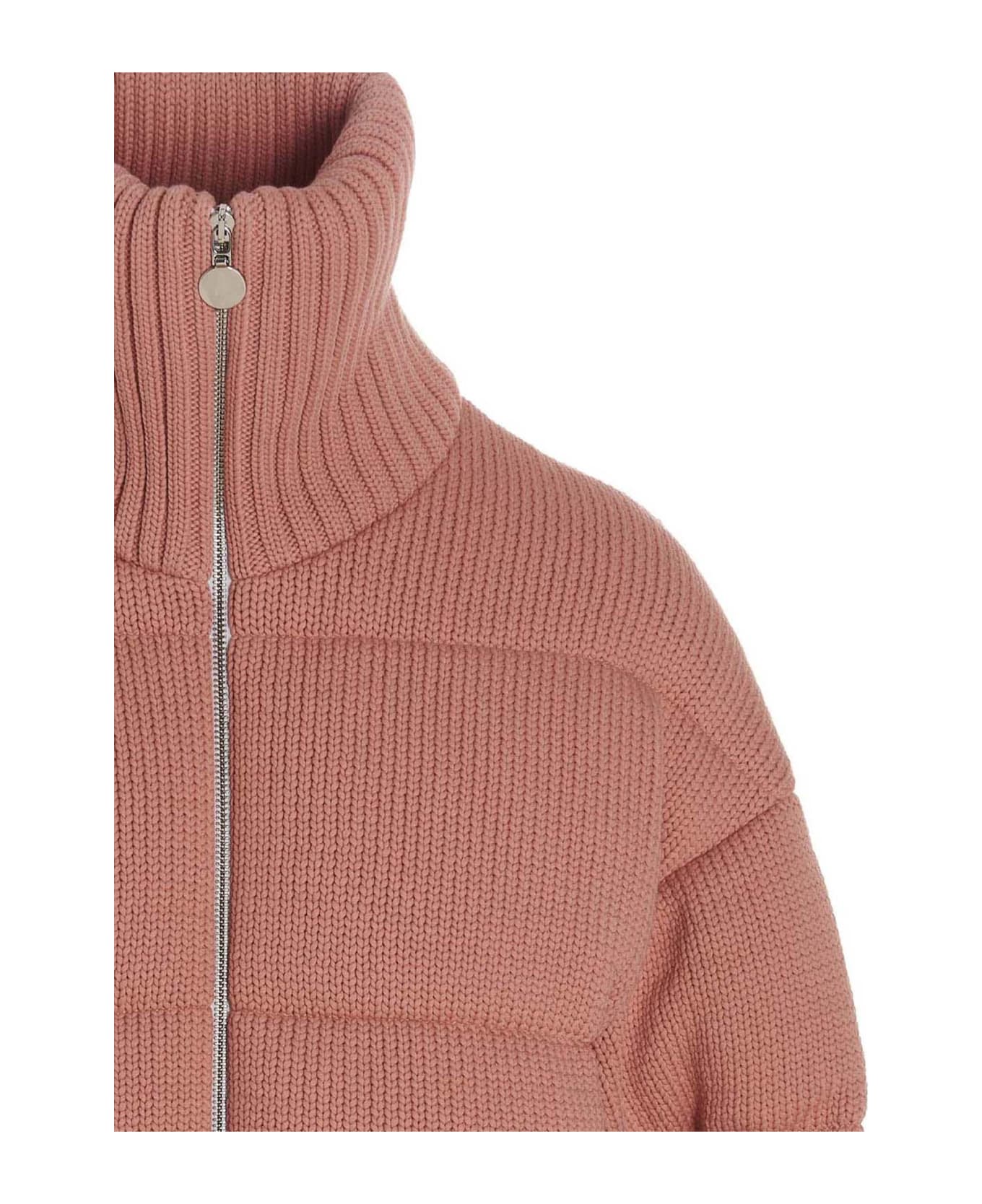 IENKI IENKI Knitted Puffer Jacket - Pink コート